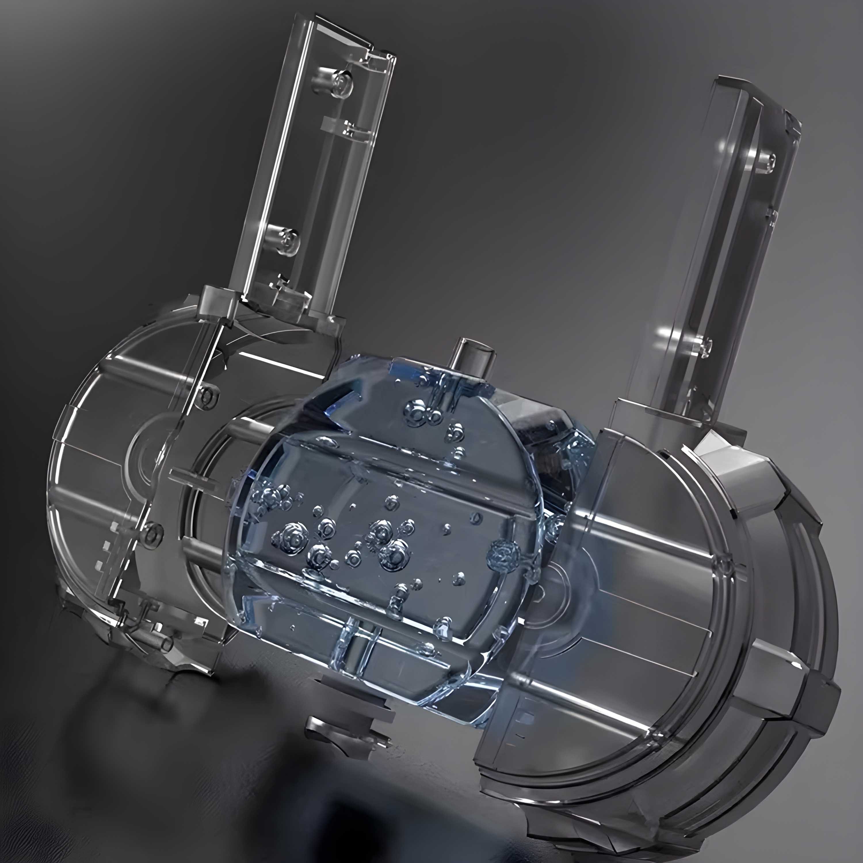 Northpoint Wasserpistole Elektrische Wasserpistole Doppelmagazin Schnellladung Rückstoß-Effekt