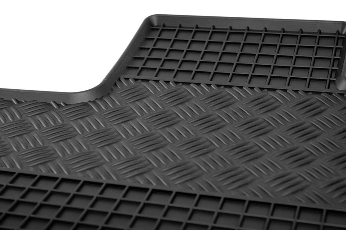 AZUGA Auto-Fußmatten Gummi-Fußmatten 5-türer passend Schrägheck MCV,5-türer Dacia für Stepway Logan,Sandero,Sandero II/Sandero ab Logan Dacia für II 2013-2020, MCV