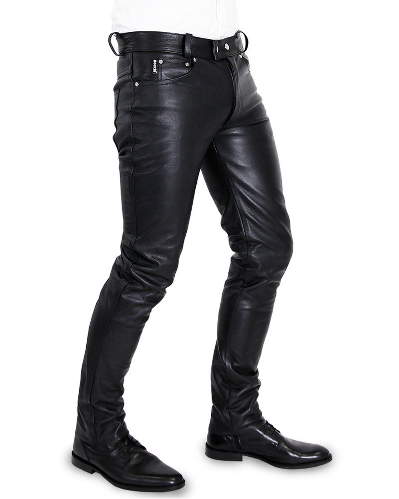BOCKLE Lederhose Bockle® Big Cheeker echte Herren Lederhose Lederjeans Rind günstig online kaufen