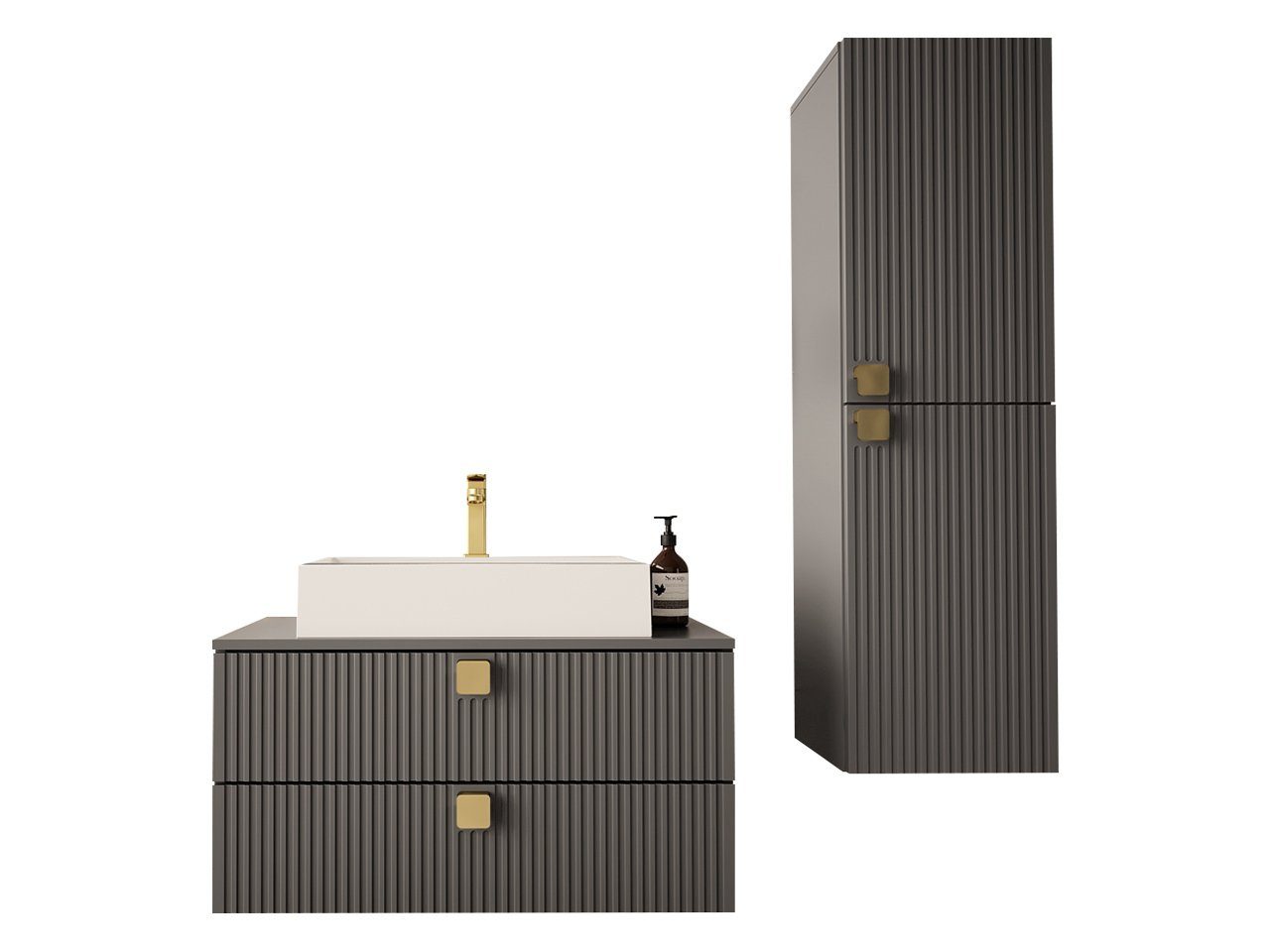 MIRJAN24 Badmöbel-Set Gariano III, (3er-Set, mit günstig online kaufen