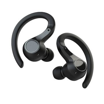 SonidoLab Sensory Sport ANC In-Ear-Kopfhörer (Bis zu 70h Wiedergabe, True Wireless, aktive Geräuschunterdrückung, Umgebungsgeräuschmodus, schweiß- und wasserfest, kabellose Ladehülle, Sensory Sport ANC True Wireless Earbuds kabellose In-Ear Kopfhörer)
