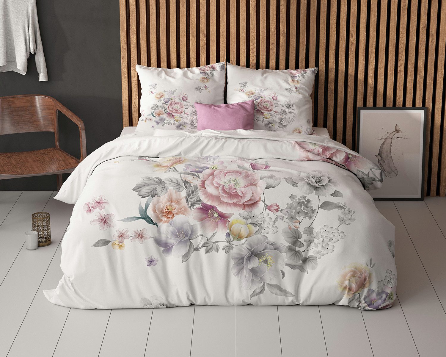 Sitheim-Europe Bettwäsche Bettwäsche Isabeau Weiß Bettbezug mit Kissenbezug günstig online kaufen