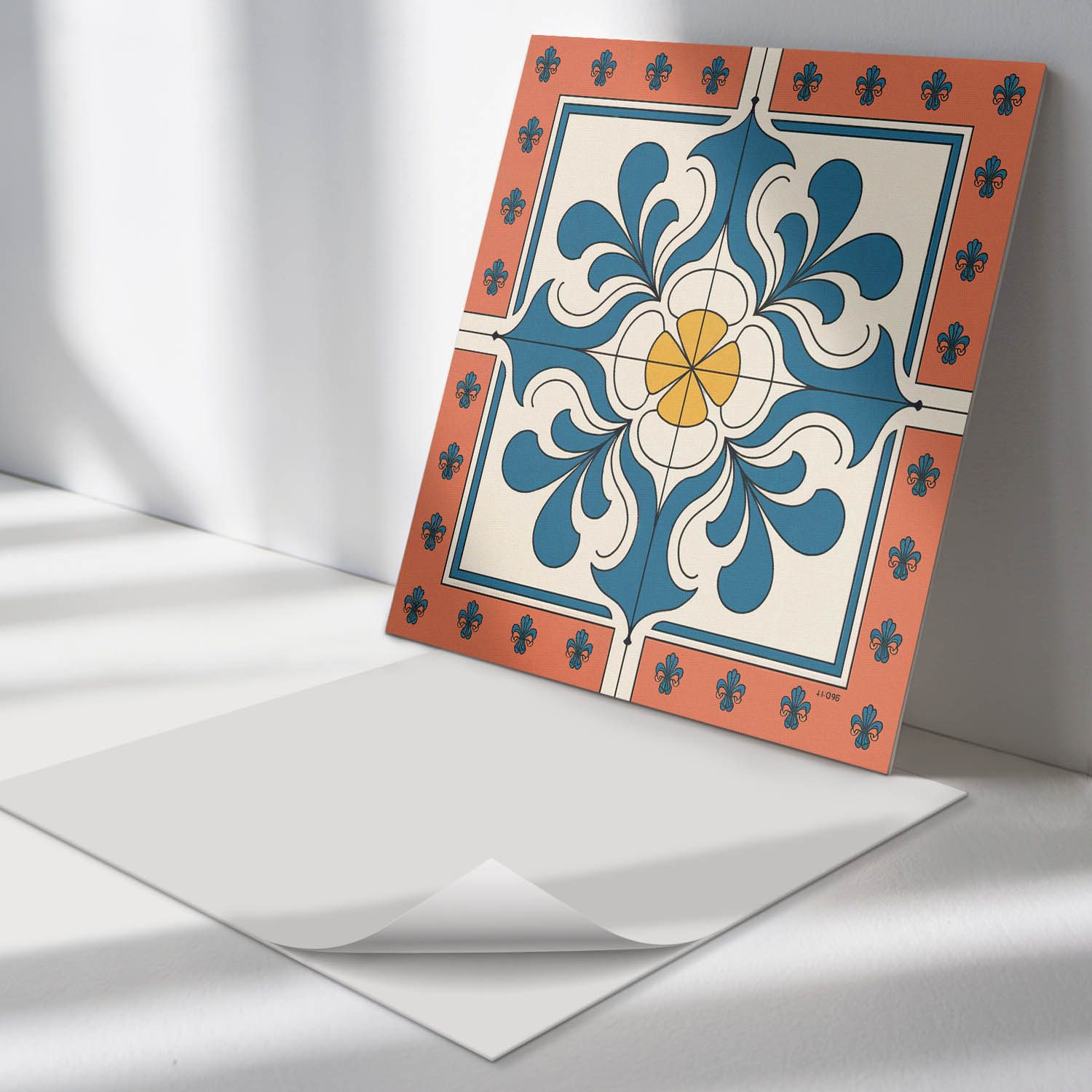 Tulup Spritzschutz Wandverkleidung Volksmuster mit Blumen günstig online kaufen