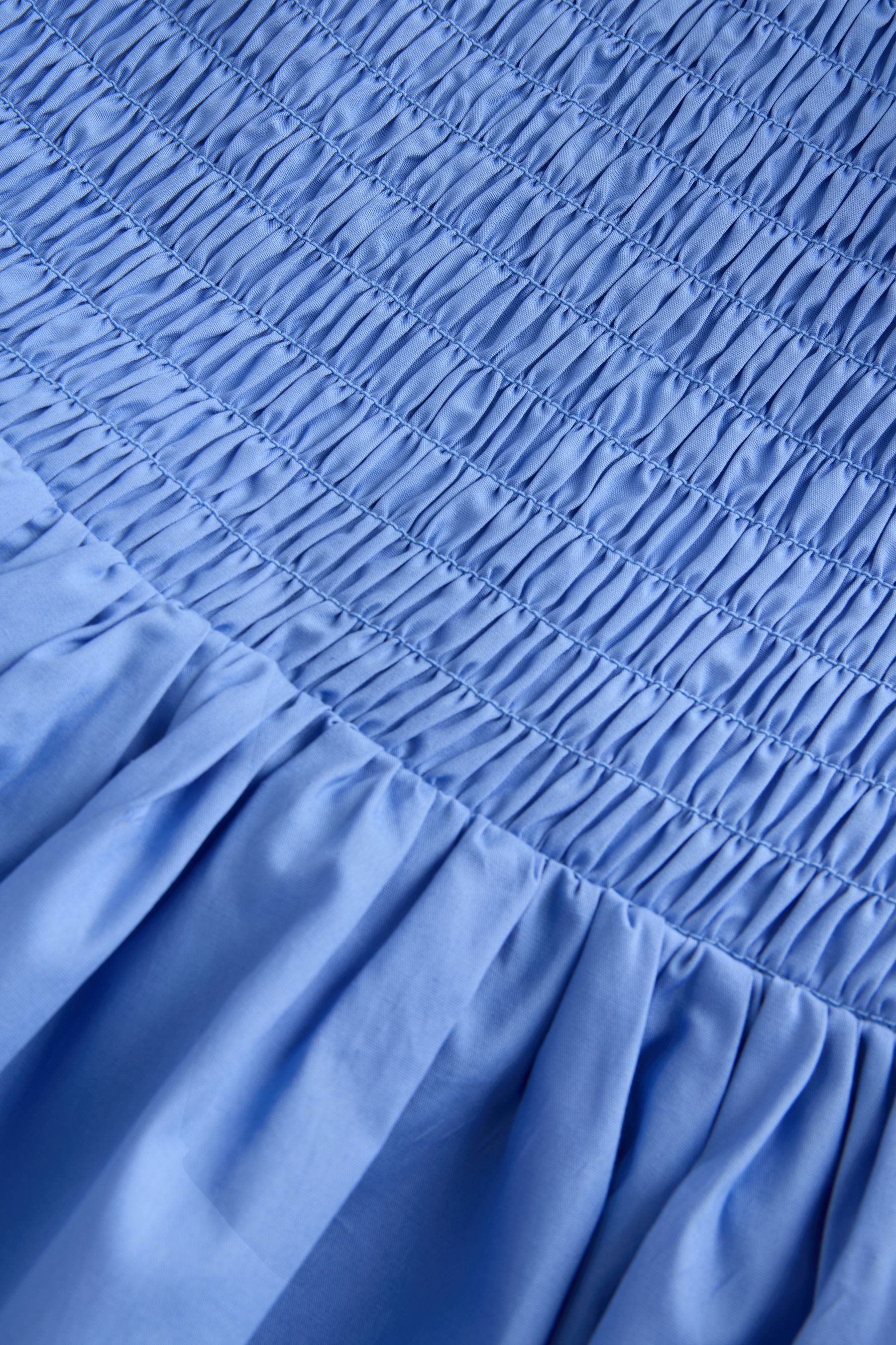 Next Midikleid Gesmoktes Midikleid mit Karree-Ausschnitt günstig online kaufen