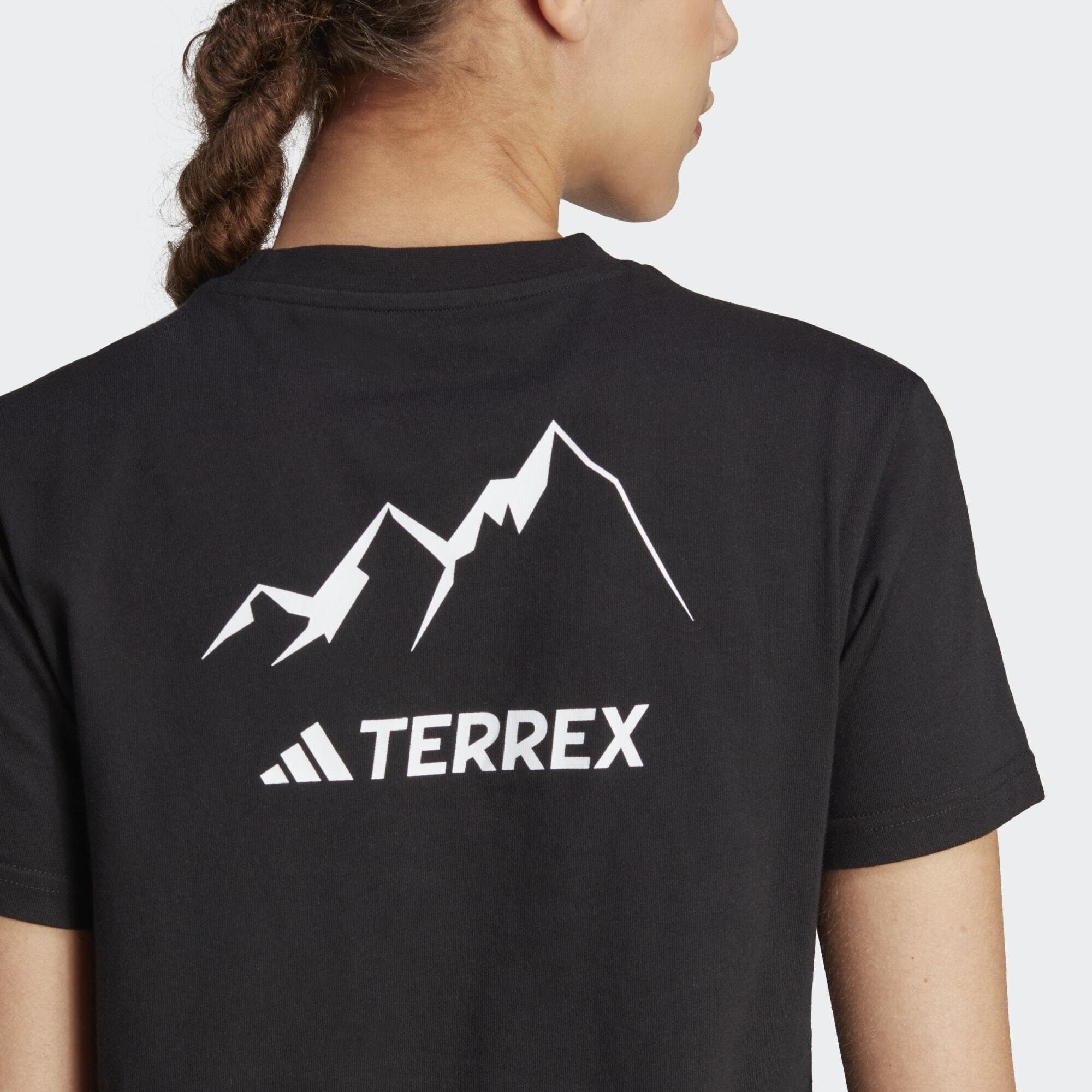 MTN adidas GRAPHIC TERREX Black T-SHIRT Funktionsshirt TERREX