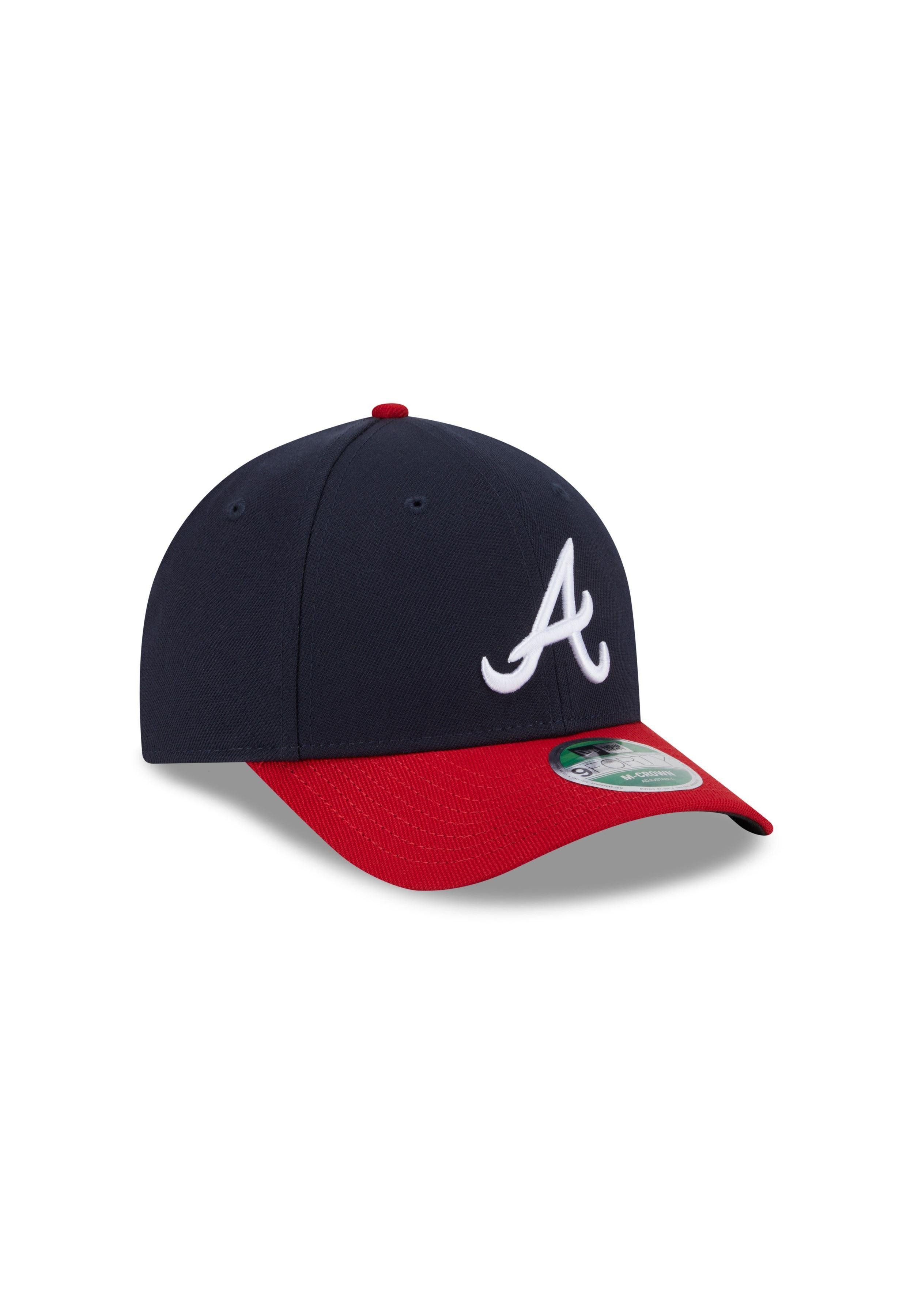 New Era Baseball Cap Atlanta Braves New Era MLB Player Replica 9Forty M-Crown Cap Marinebla (1-St)