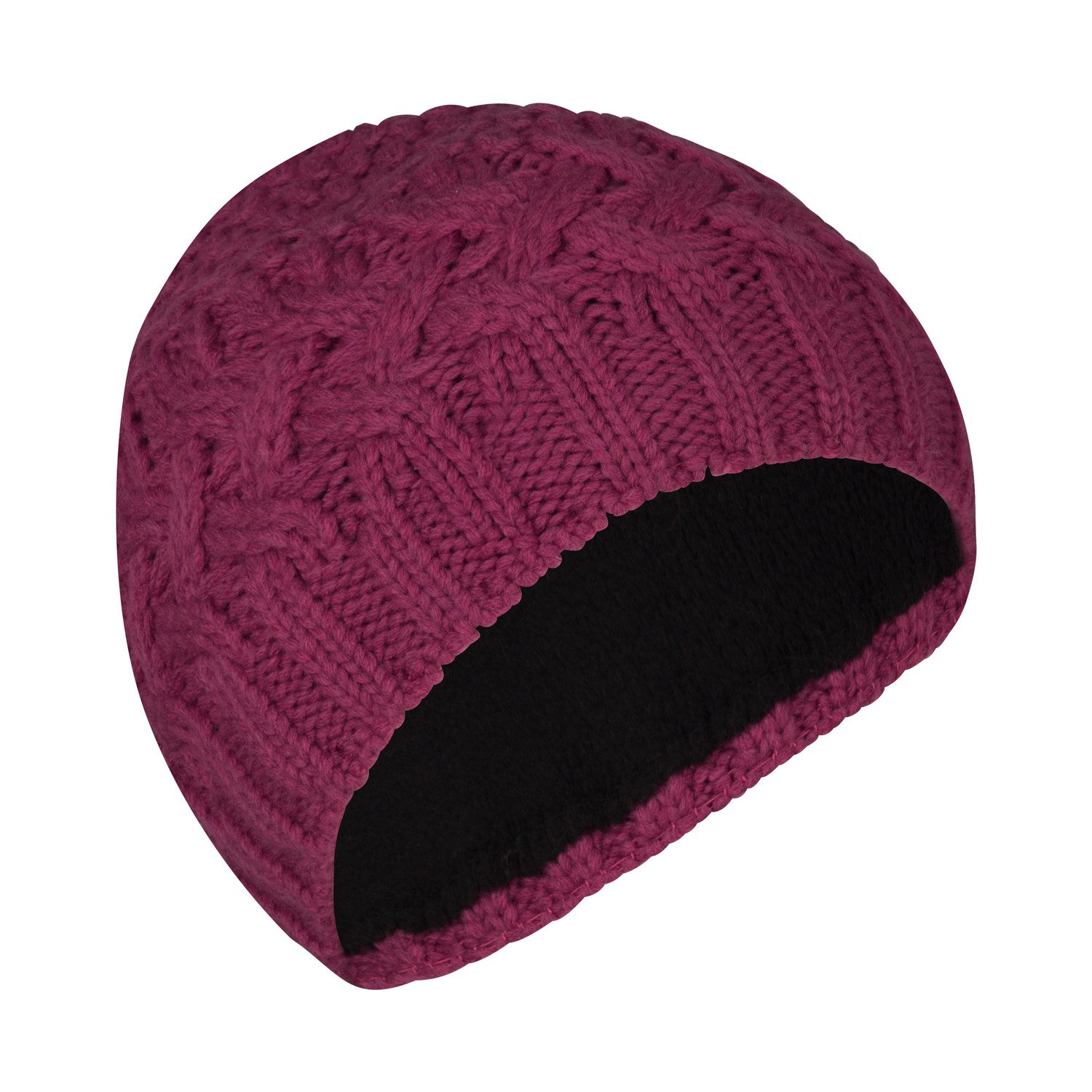 TROLLKIDS Strickmütze GIRLS RAULAND CAP mit Zopf- und Perlstrickmuster