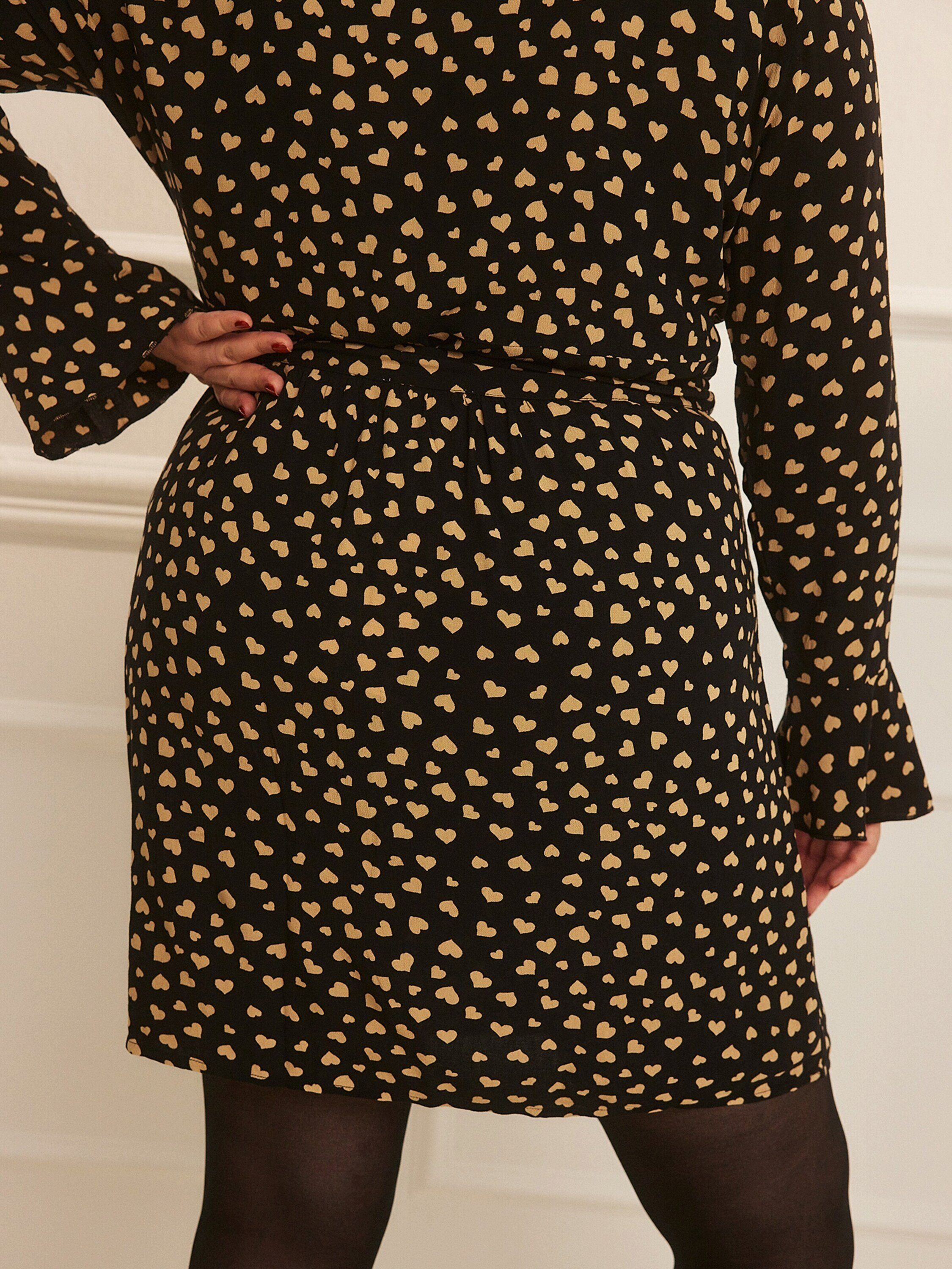 Guido Maria Kretschmer Curvy A-Linien-Rock Darja (1-tlg) Rüschen