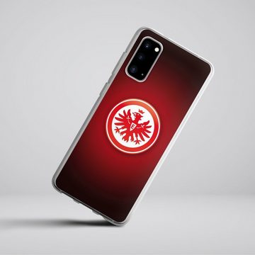 DeinDesign Handyhülle Eintracht Frankfurt Offizielles Lizenzprodukt Wappen, Samsung Galaxy S20 Silikon Hülle Bumper Case Handy Schutzhülle