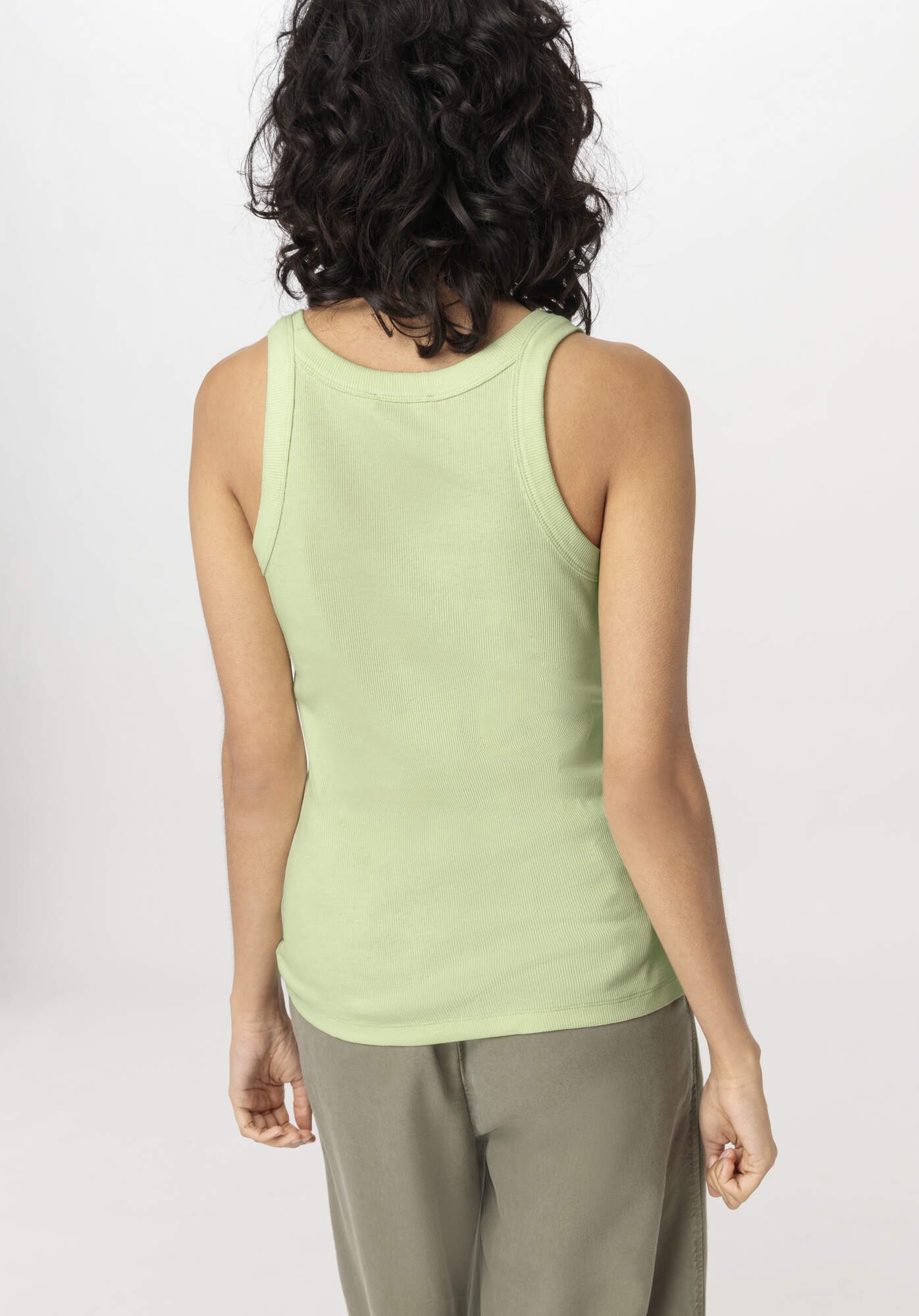 Hessnatur Shirttop Rib Slim aus Bio-Baumwolle (1-tlg)