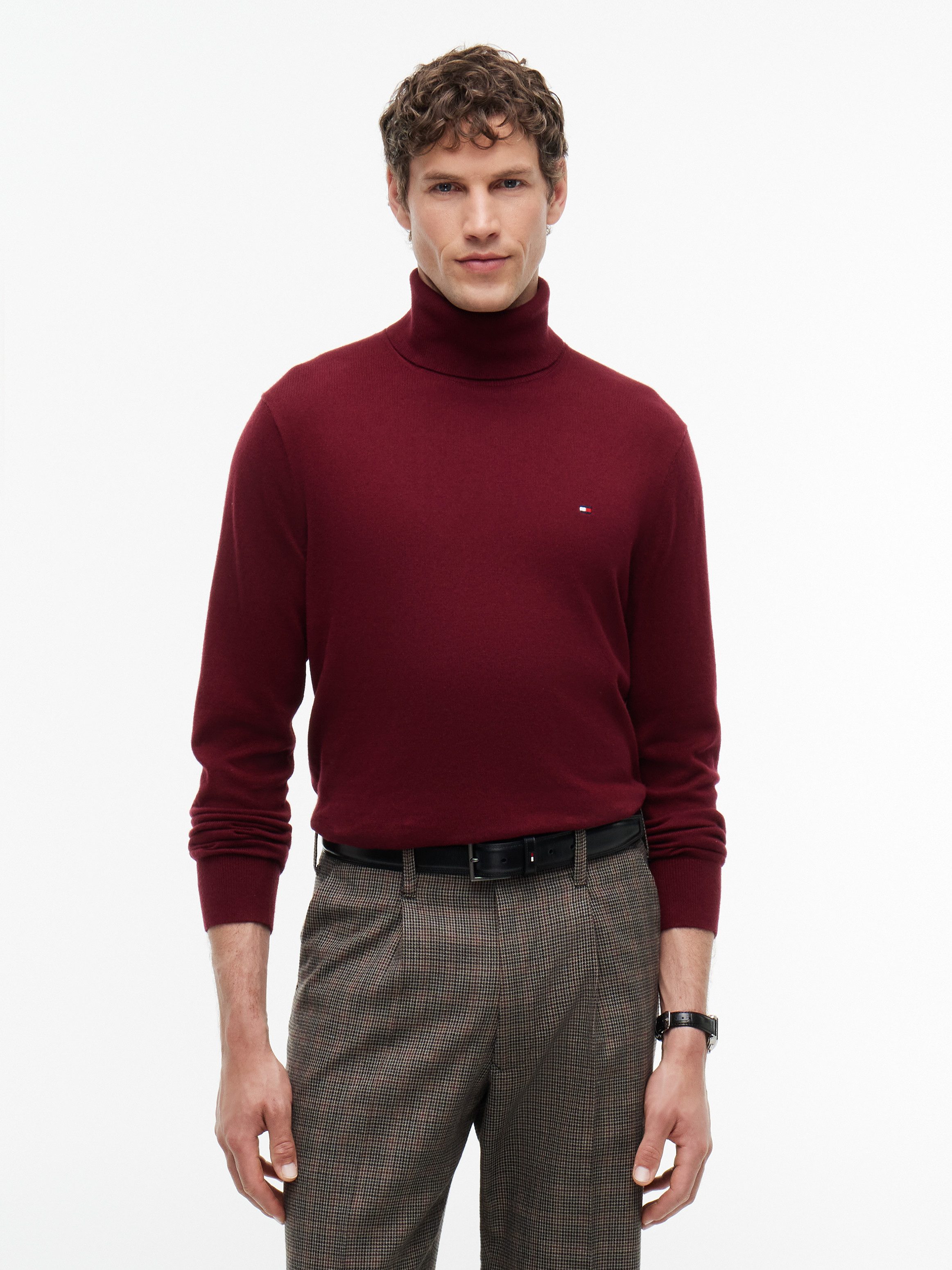 Tommy Hilfiger Rollkragenpullover PIMA ORG CTN CASHMERE ROLL NECK