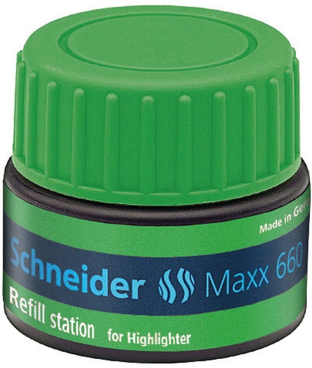 SCHNEIDER Füllhalter Textmarker Refill-Station 660 grün