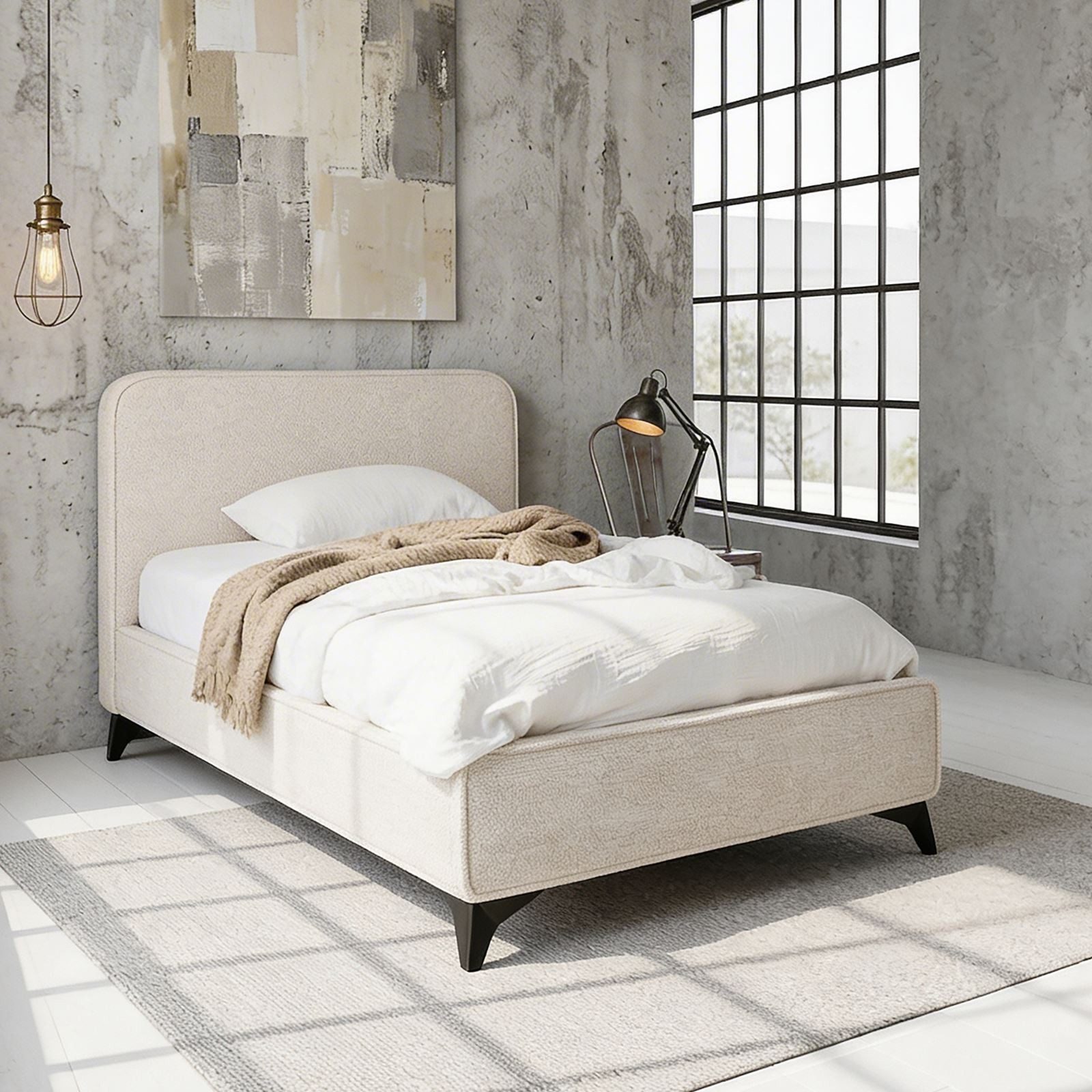 IDIMEX Polsterbett VIRETTA, Bett mit Lattenrost 90x200 cm, Einzelbett mit K günstig online kaufen