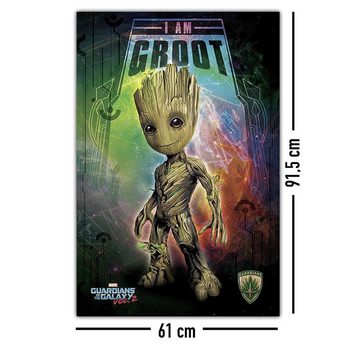 PYRAMID Poster Guardians of the Galaxy Vol. 2 Poster Kid Groot 61 x 91,5 cm