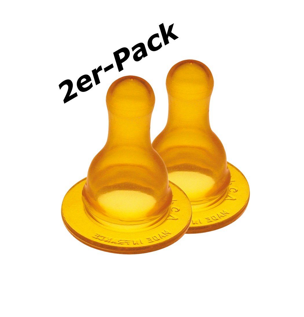 GOLDI Flaschensauger Latex Standart 0-24 Monate