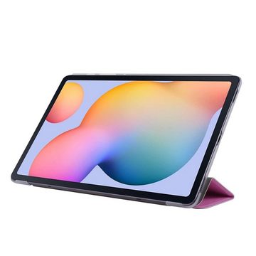 König Design Tablet-Hülle Samsung Galaxy Tab S7, Schutzhülle für Samsung Galaxy Tab S7 Tablethülle Schutztasche Cover Standfunktion Rosa