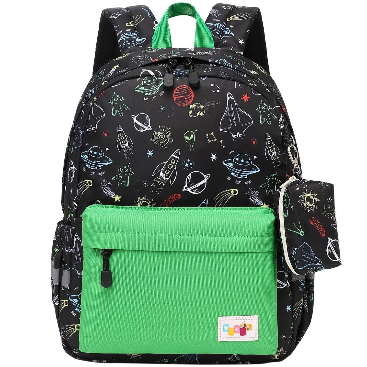 LuxusKollektion Kinderrucksack Kinderrucksack Raumschiff Schwarz