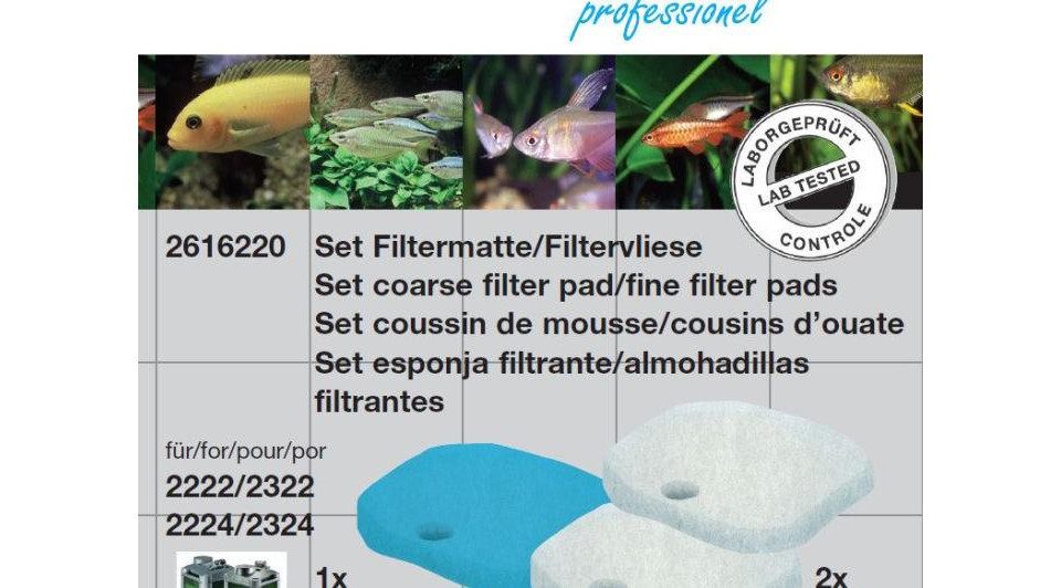 EHEIM Aquariumfilter Eheim Set Filtermatte & -vlies für Experience
