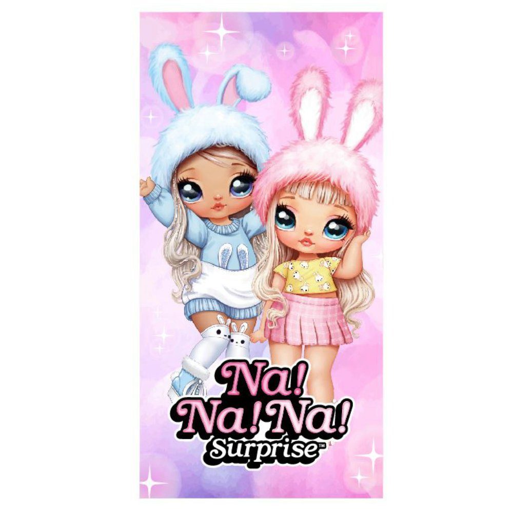 Na!Na!Na! Surprise Strandtuch NA!NA!NA! Surprise Girls - Mädchen Mikrofaser Badetuch 70x140 cm