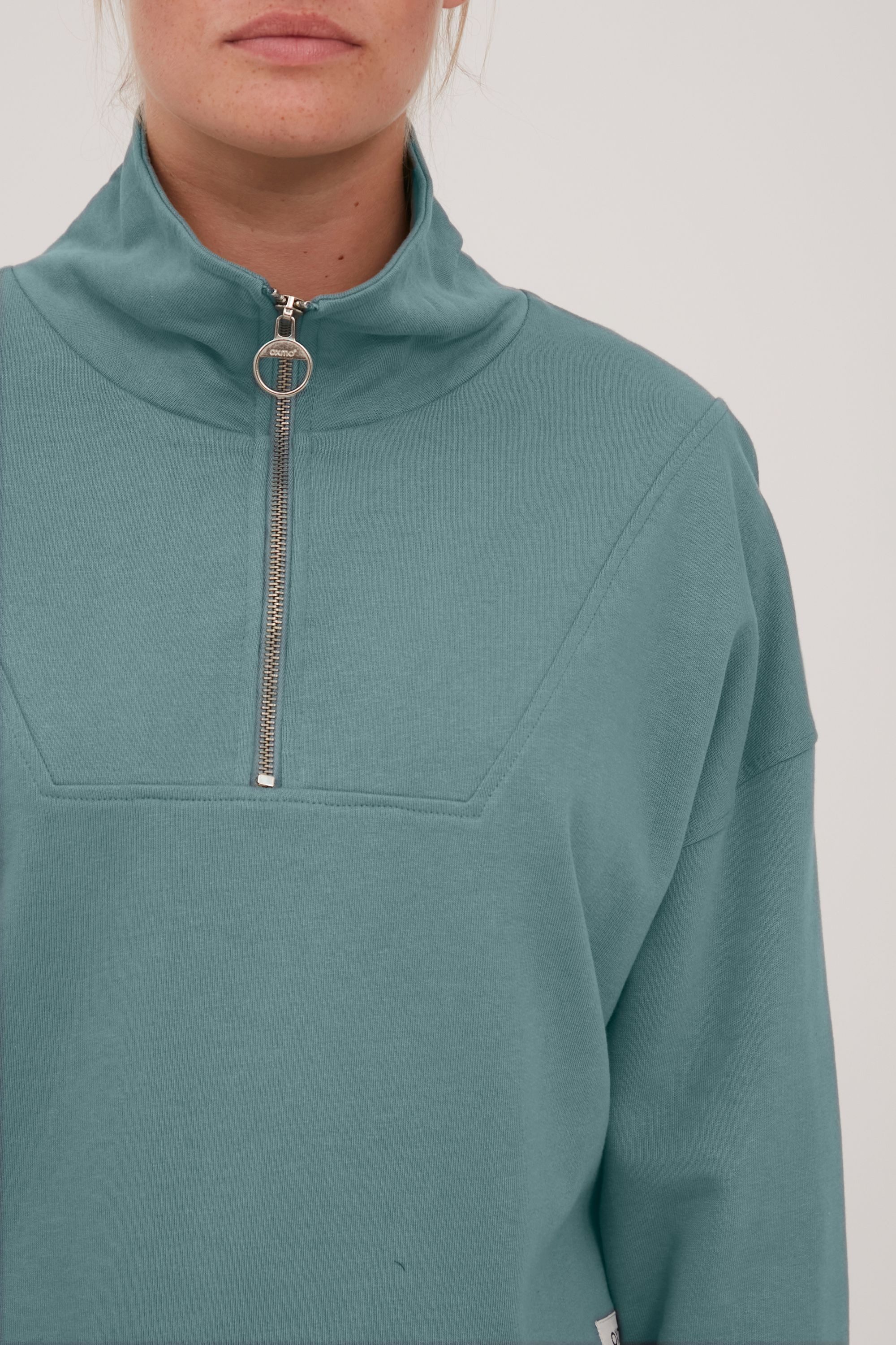 OXMO Troyer OXGrethe Sweatpullover mit Stehkragen / Troyer