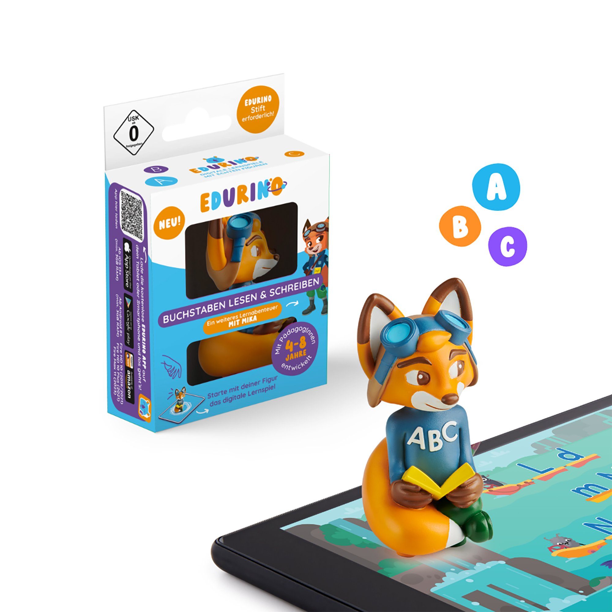 Edurino Lernspielzeug Lernfigur Edurino Figur Mika 2 - Buchstaben lesen & s günstig online kaufen