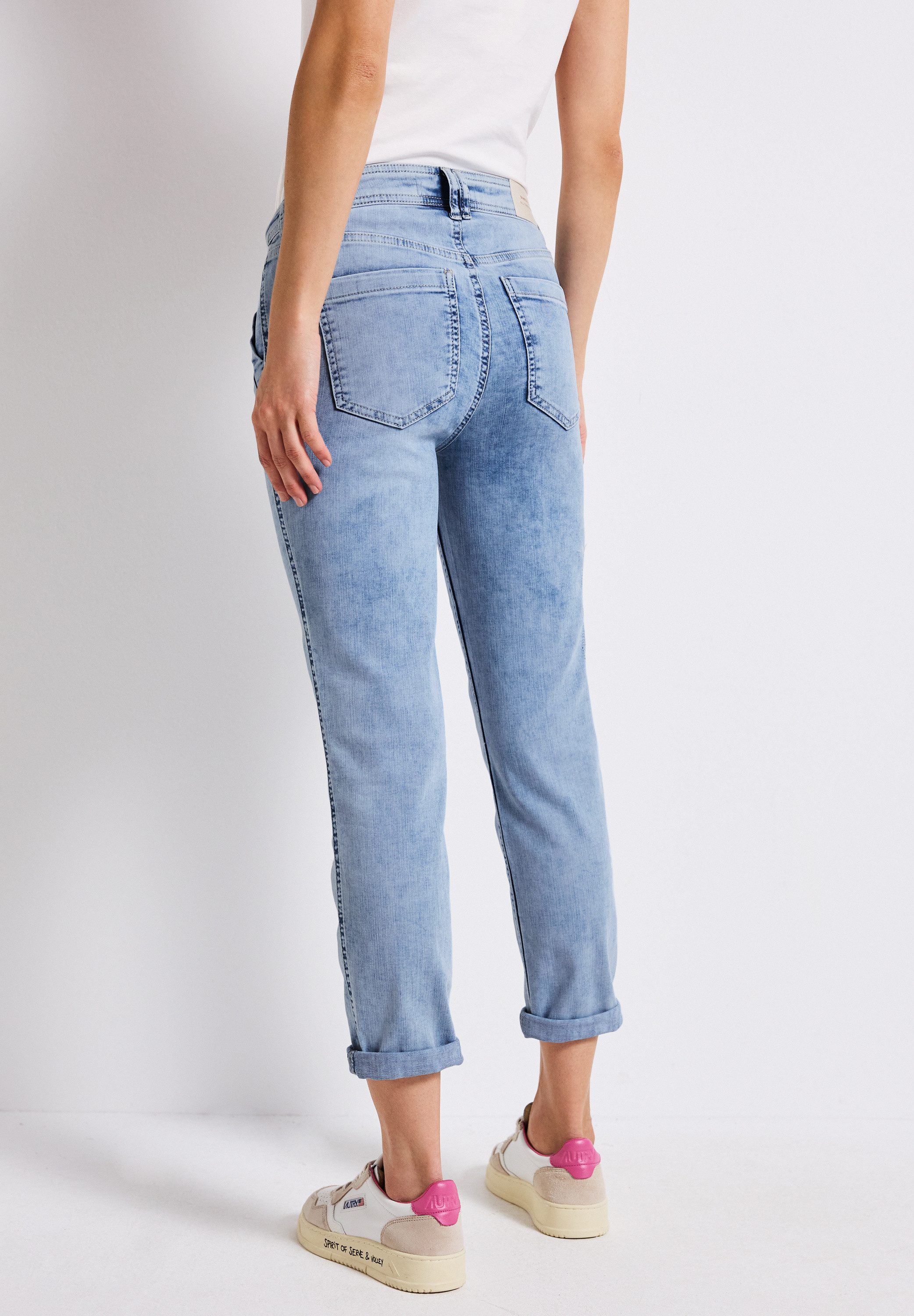 STREET ONE Gerade Jeans aus Baumwolle günstig online kaufen