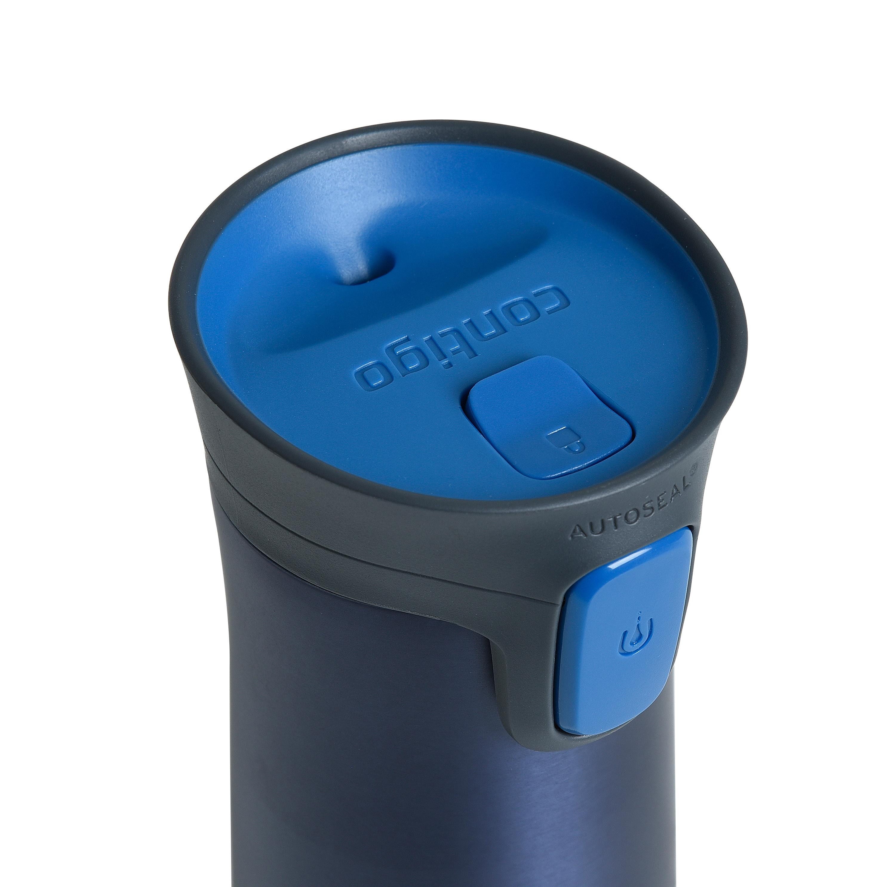 ESTEXO Thermobecher Contigo Pinnacle Kaffeebecher 300 ml Isolierbecher ToGo Becher Blau