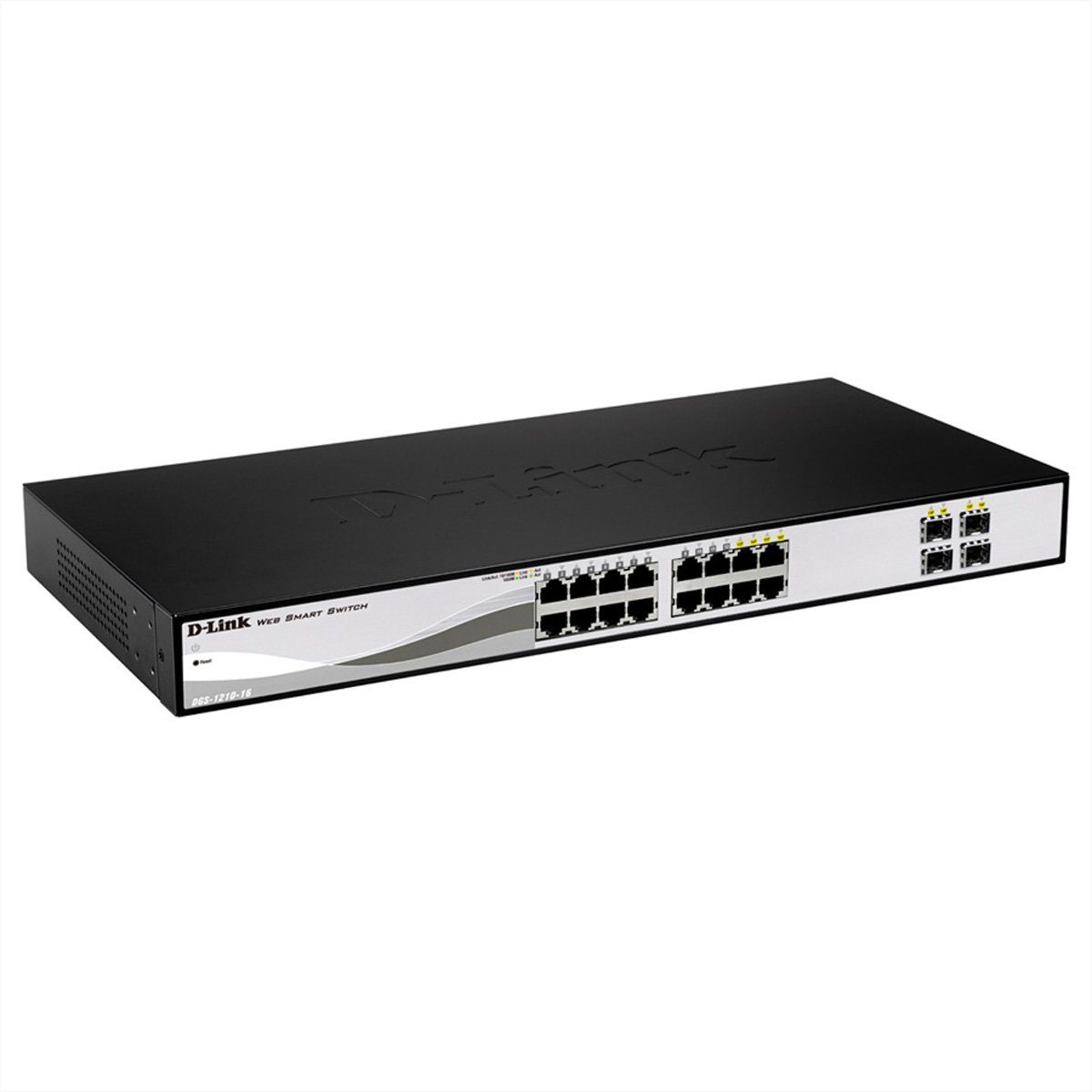 DGS-1210-16 16-Port Web Smart Gigabit Switch Netzwerk-Switch