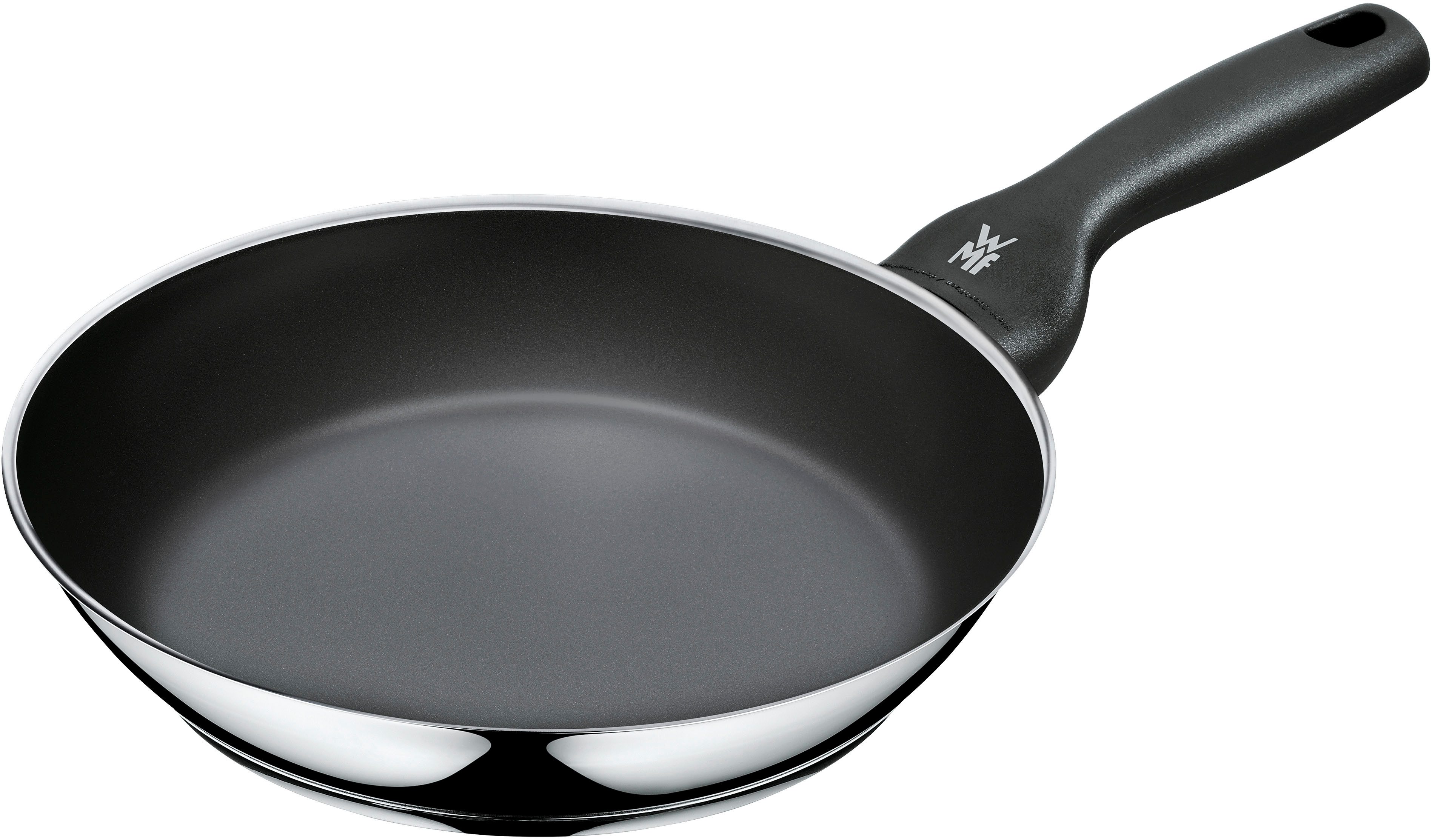 WMF Bratpfanne CeraDur Profi, Cromargan® Edelstahl Rostfrei 18/10 (1-tlg), keramische Antihaftversiegelung, robuster mineralischer Aufbau