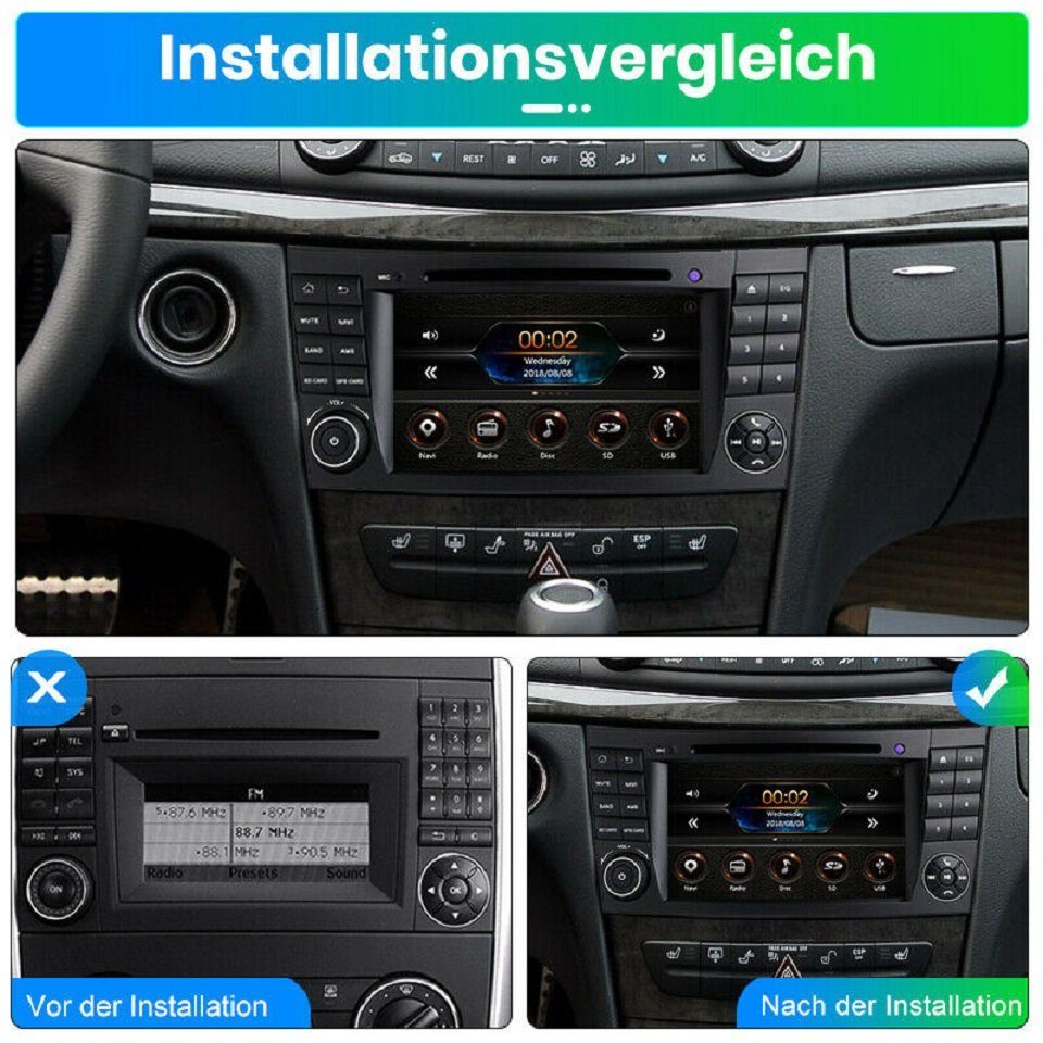 GABITECH 7 W463 Mercedes W211 NAVIGATION GPS W219 Autoradio Benz für Autoradio CLS Zoll