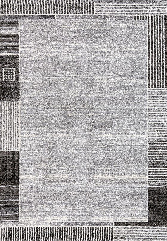 Teppich Loftline 498, dichter 20 mm, Kurzflor, rechteckig, grau Höhe: moderner Festival, Wohnzimmer
