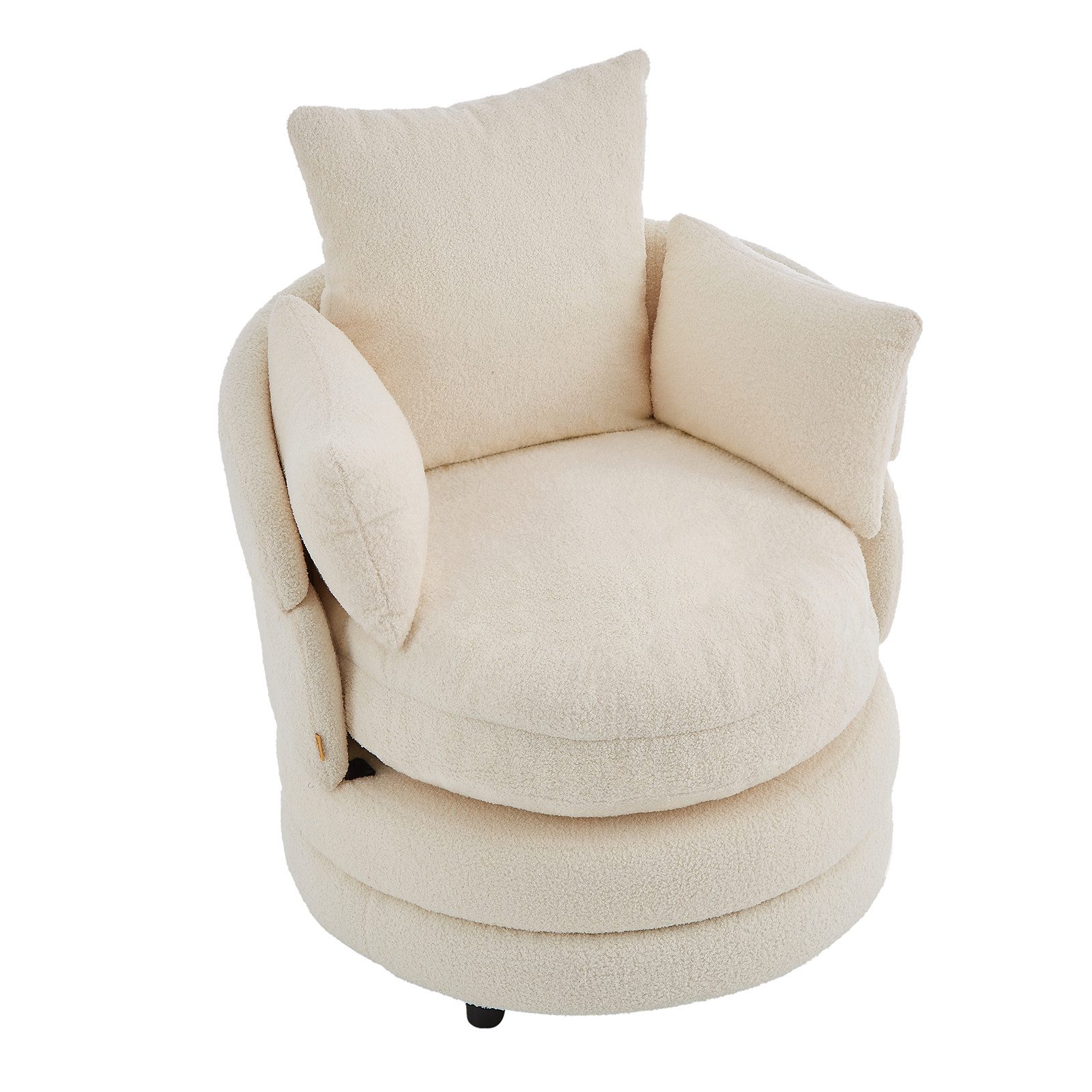 Pinmoco XXL-Sessel Drehsessel 78 cm Rundsessel, Moderner sofa für Wohnzimmer