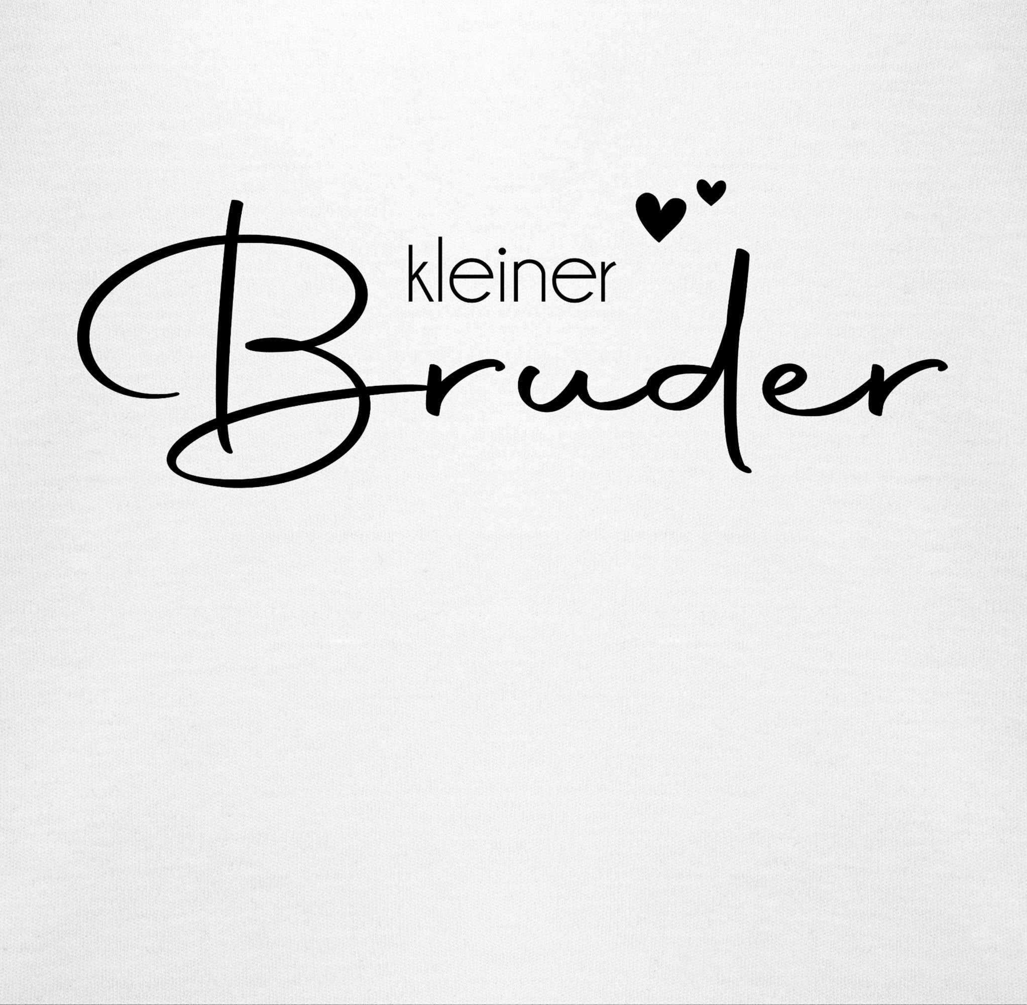 Kleiner Shirtbody Weiß 2 Shirtracer Little Bruder Bruder Brother - Kleiner