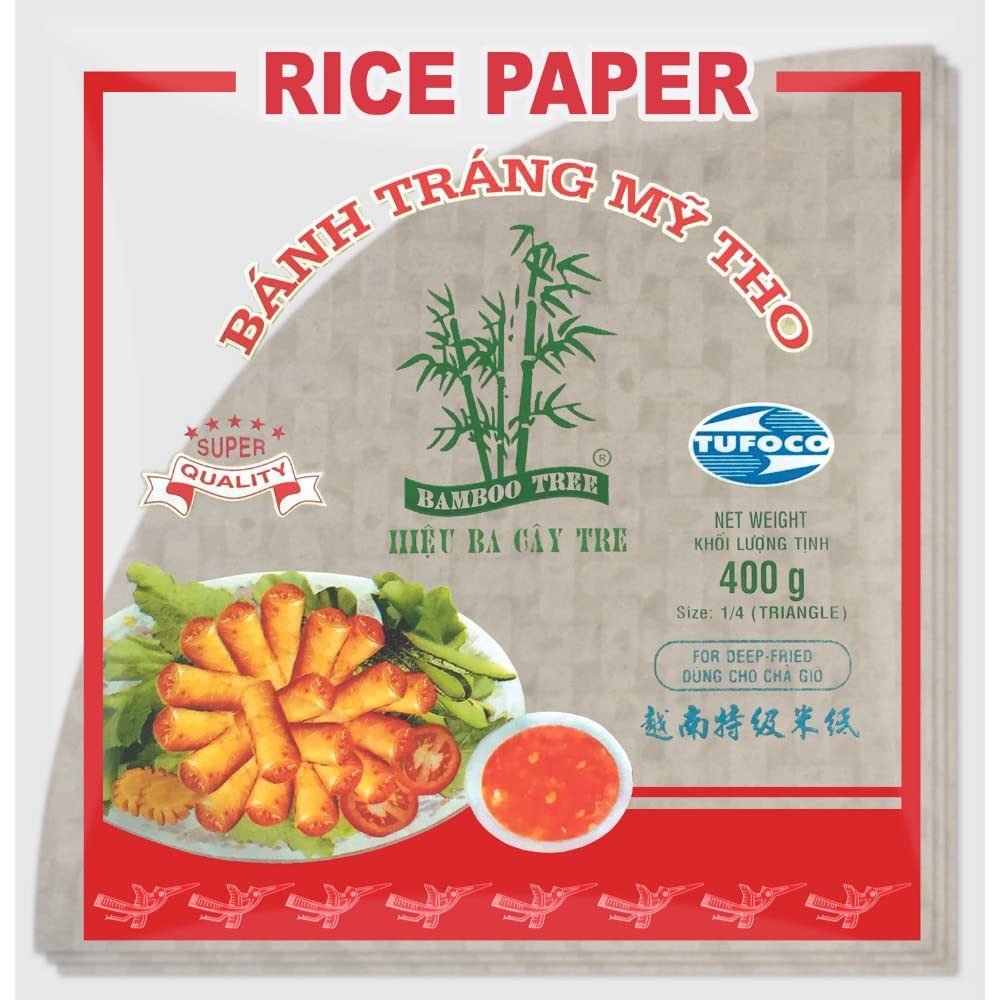 Bam Reis BAMBOO TREE Reispapier Dreieck