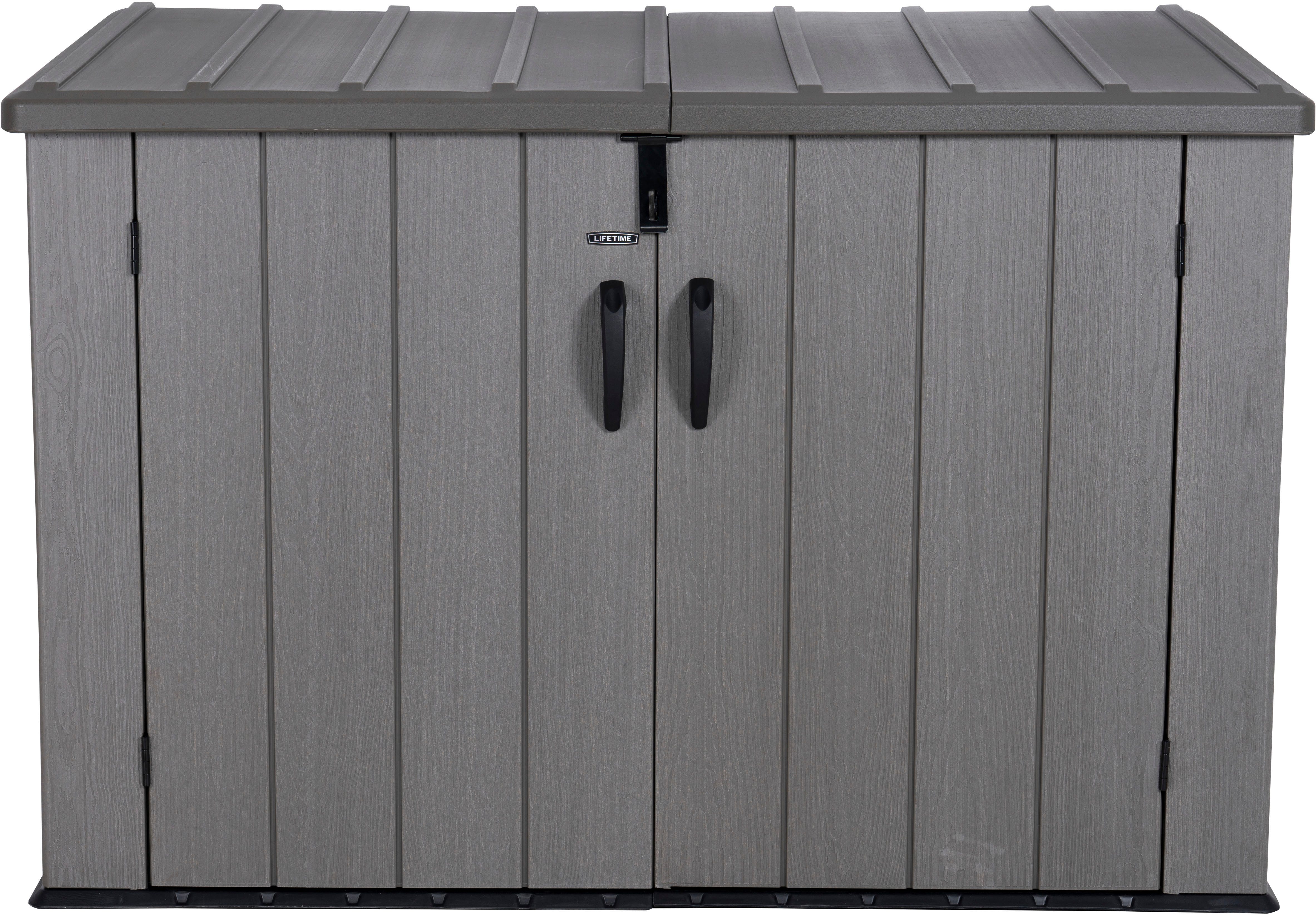 Lifetime Mülltonnenbox Geräteschrank Greg, Platz für 3 Mülltonnen je 240 L, BxHxT: 191x108x132 cm