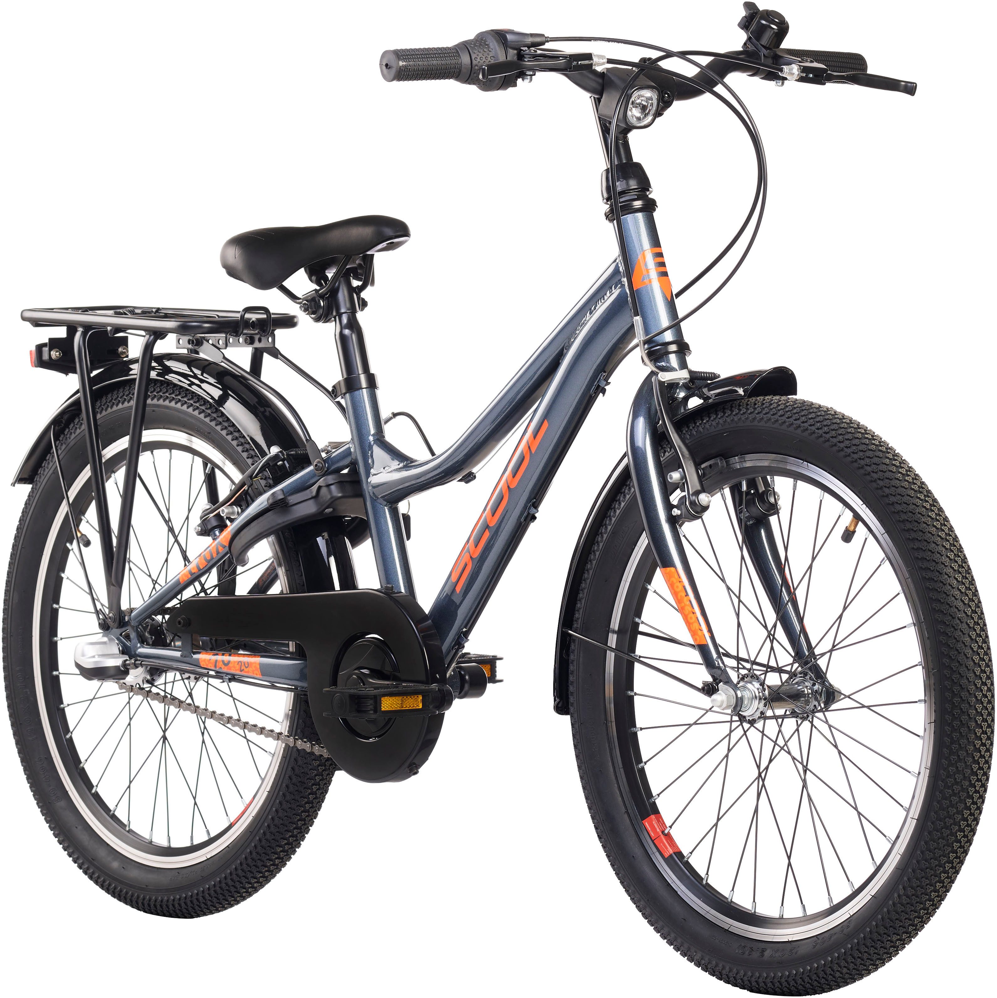S’COOL Kinderfahrrad S'COOL troX, 3 Gang Shimano, Nabenschaltung