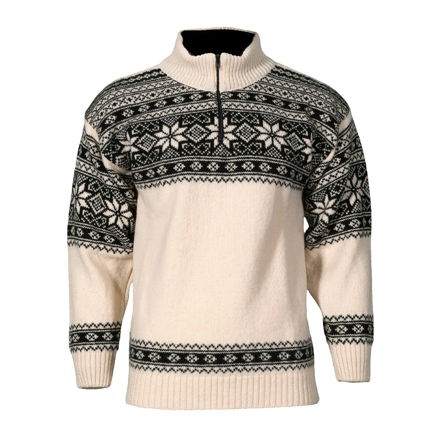 Bråtens Norwegerpullover Wollpullover Schneestern - Schneeflocke - Nordischer Pullover - robuste norwegische Wolle