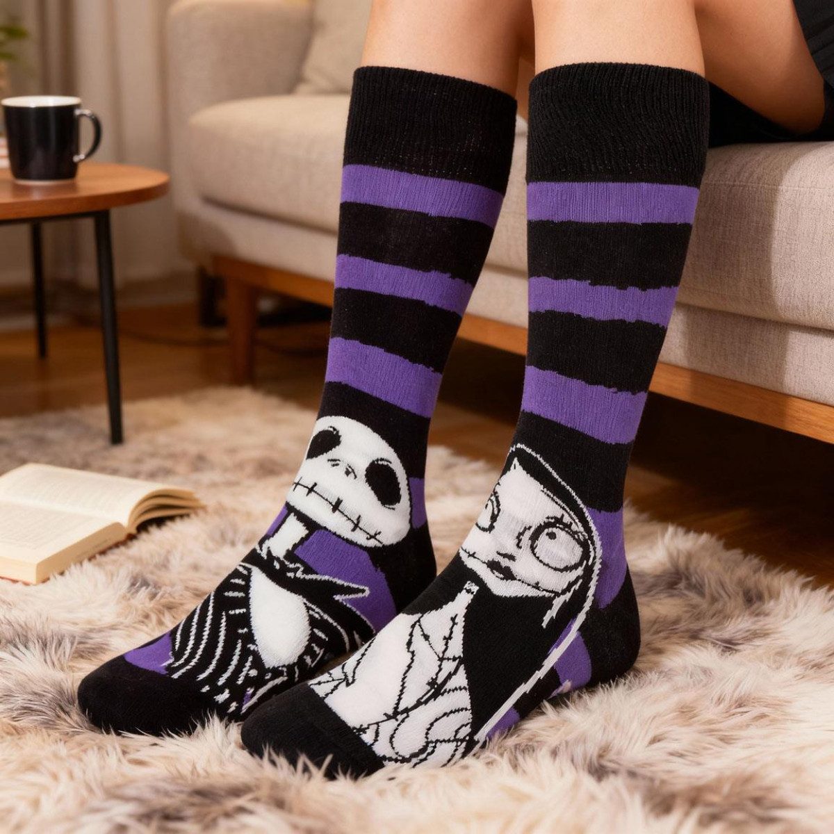 The Nightmare Before Christmas Socken Unisex Socken Größe 38 bis 45 (Onesize) – Bild 4 von 5