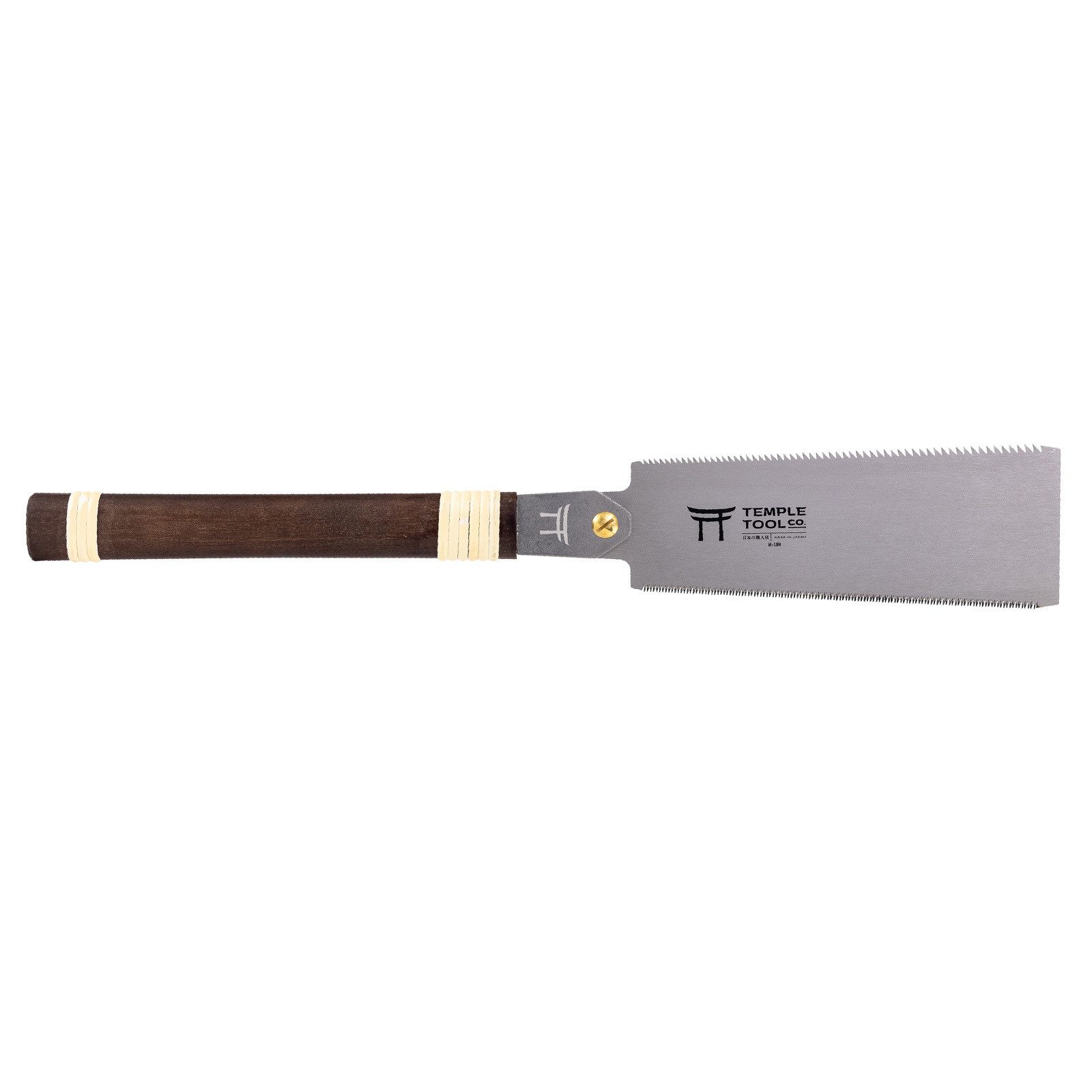SO-TECH® Japansäge Japanische Ryoba Doppelzugsäge R-180 mm von Temple TOOL, Feinsäge für Holz, Klingenlänge 180 mm, Gesamtlänge 450 mm