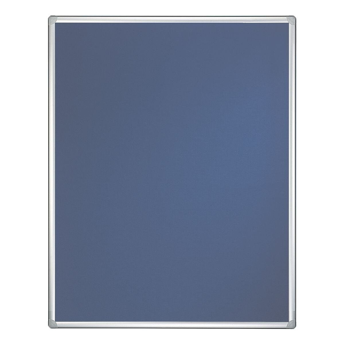 Pro blau lackiert SFD8014, beidseitig Filz/ Pinnwand silber nutzbar, FRANKEN