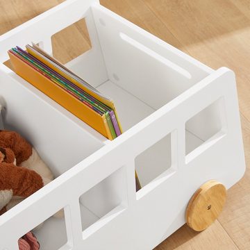 SoBuy Bücherregal KMB41, Kinderregal Aufbewahrungsregal für Kinder Bücherständer Spielzeugregal