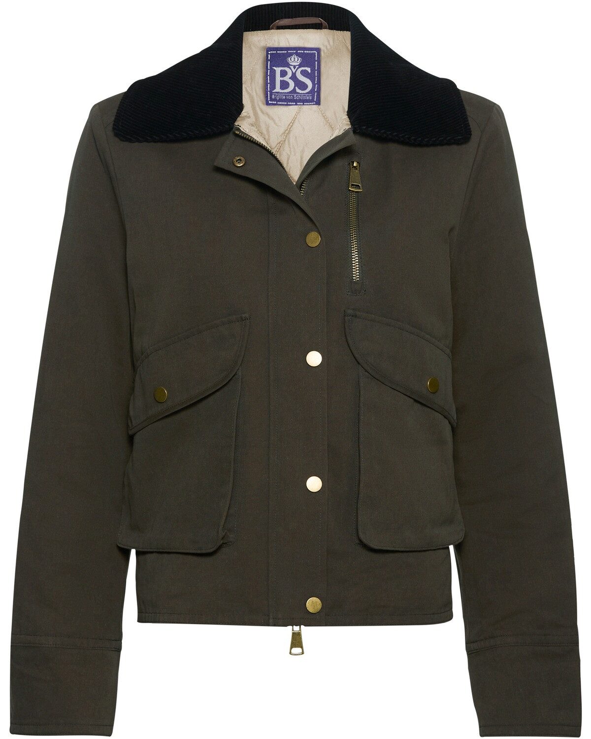 Brigitte von Schönfels Outdoorjacke Kurze Wachsjacke günstig online kaufen