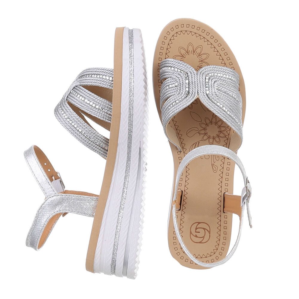 Ital-Design Damen Freizeit Plateausandaletten (86526977) Keilabsatz/Wedge günstig online kaufen
