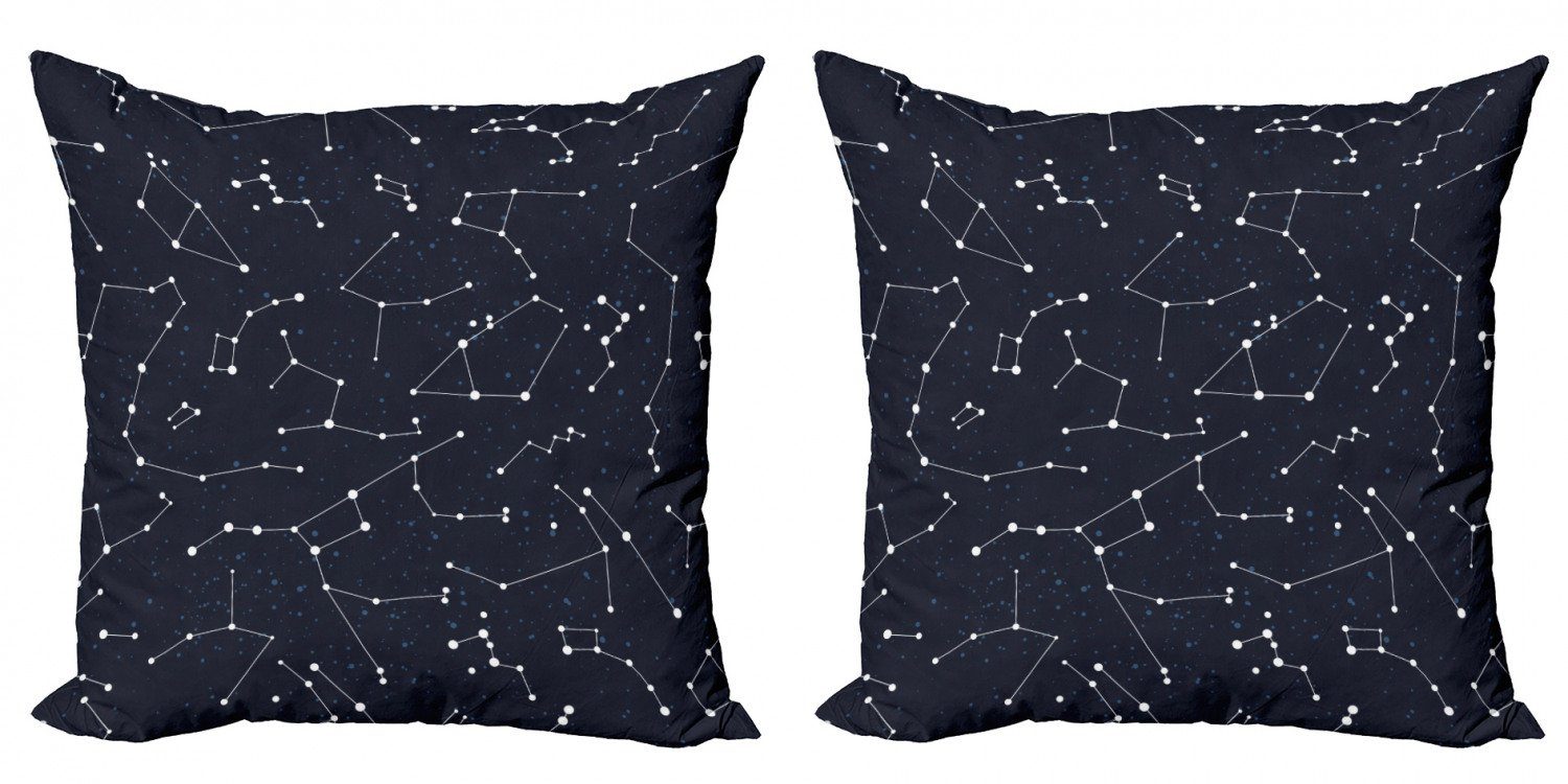 Kissenbezüge Modern Accent Doppelseitiger Digitaldruck, Abakuhaus (2 Stück), Konstellation Cluster of Stars