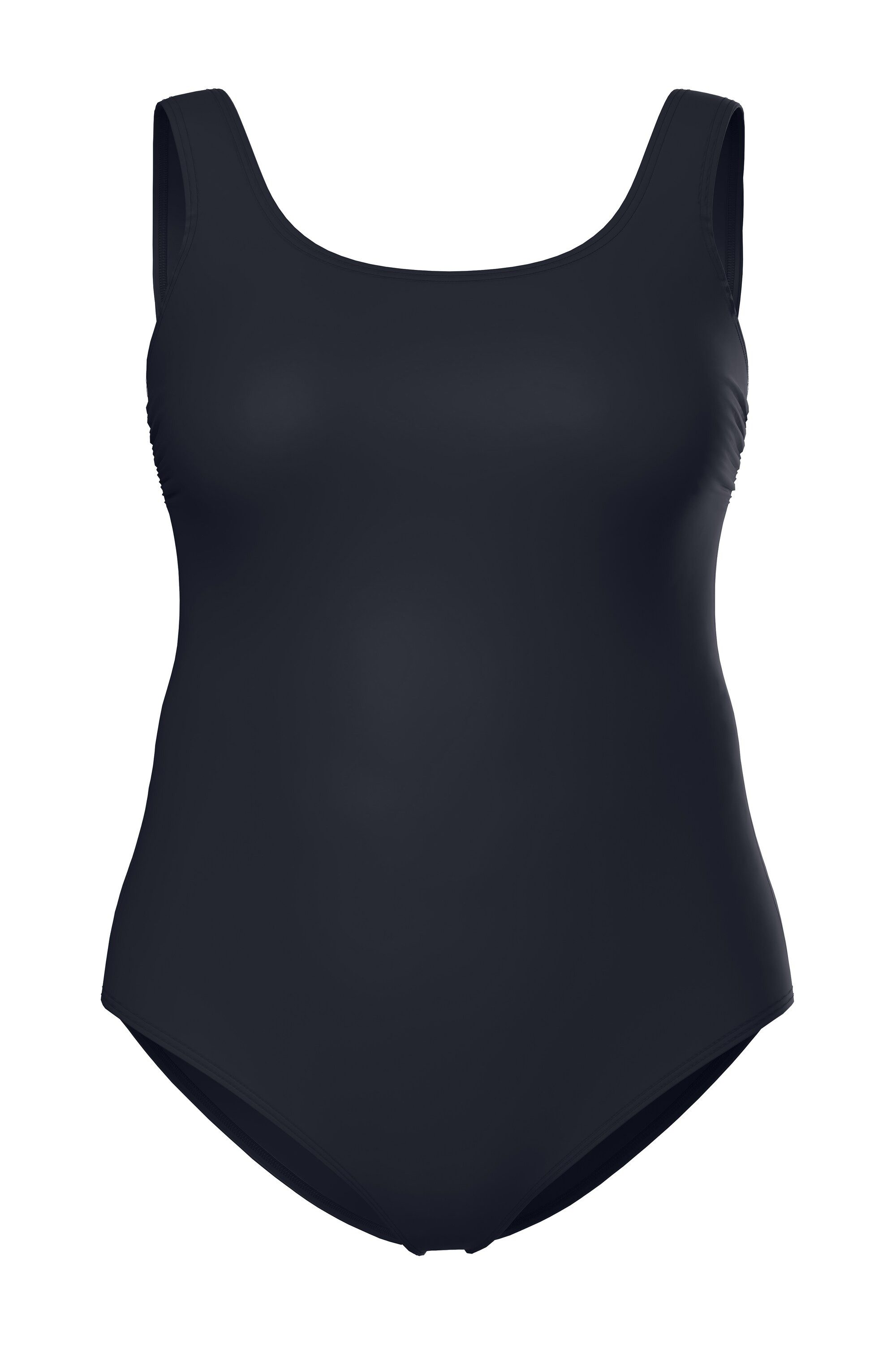 Ulla Popken Badeanzug Badeanzug extraweiches Futter seitliche Raffung günstig online kaufen