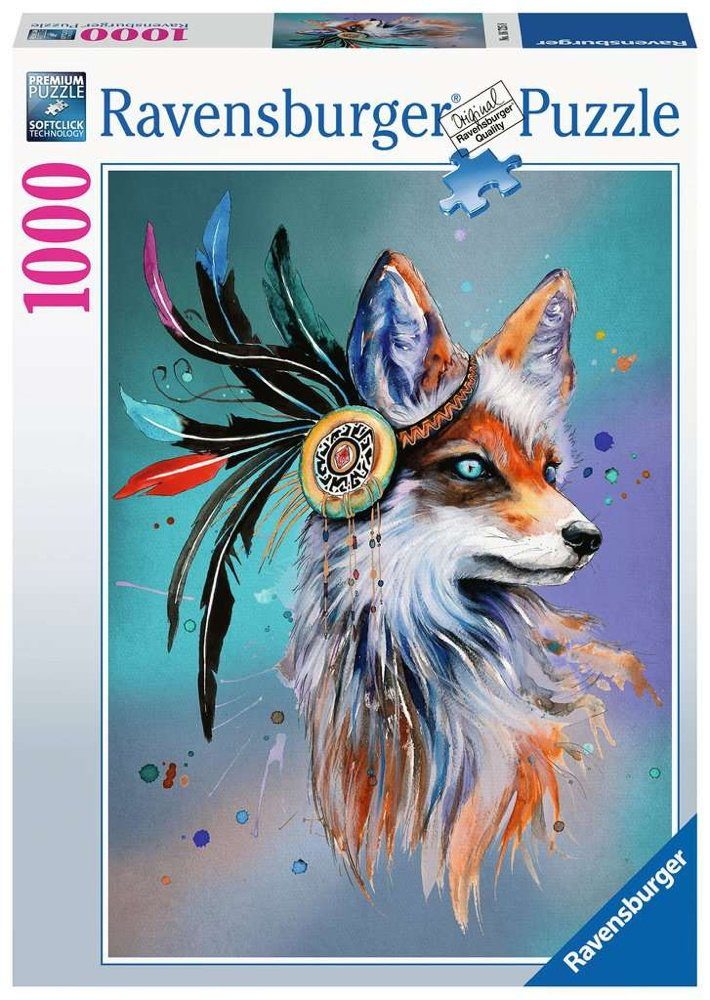 Ravensburger Puzzle 1000 Teile Ravensburger Puzzle Boho Fuchs 16725, 1000 Puzzleteile