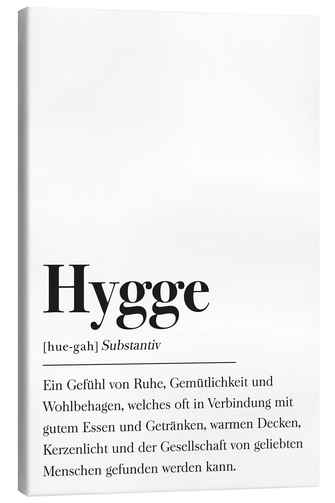 Posterlounge Wandbild Hygge Definition, aemmi, erhältlich als Poster, Leinwandbild, Wandsticker oder Acrylglasbild