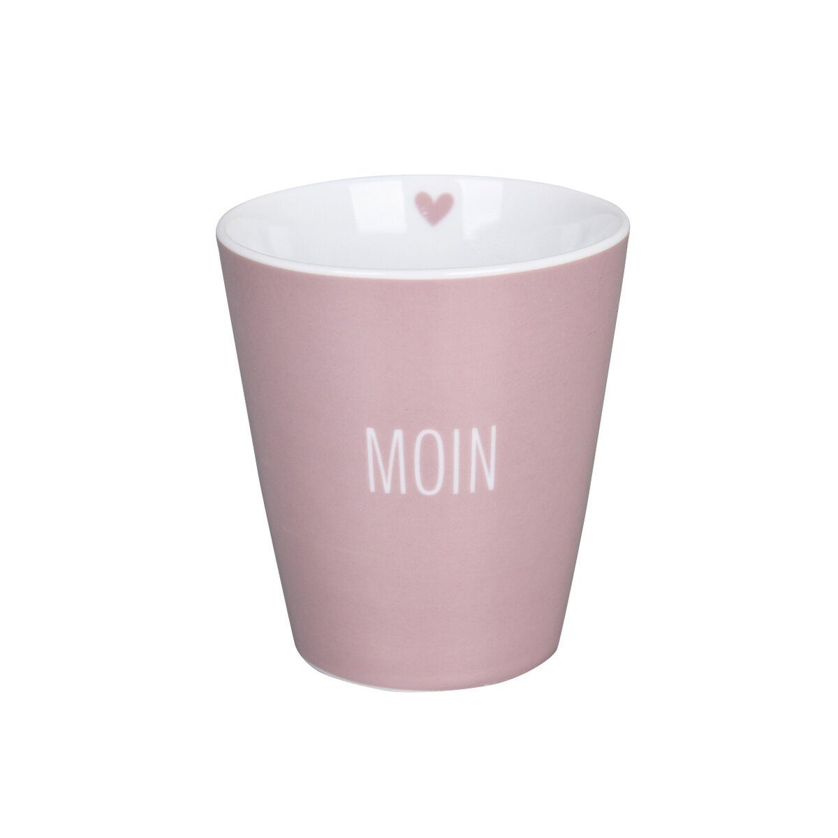 Krasilnikoff Becher Happy Mug Moin Colorful, Porzellan rosa