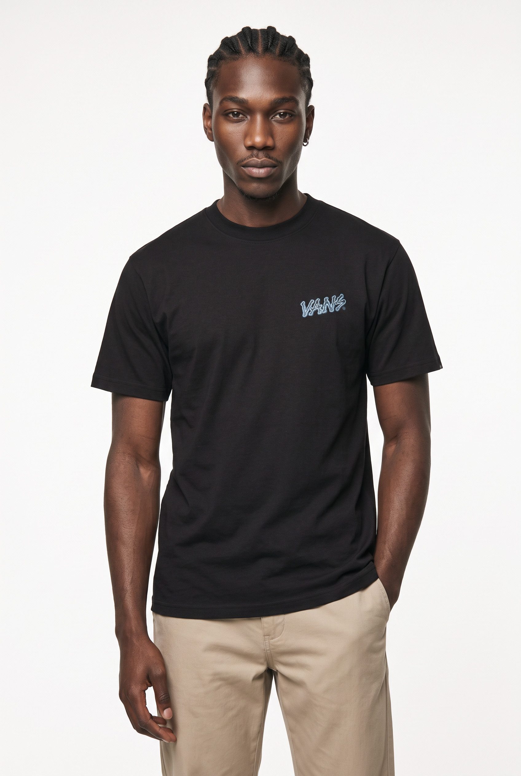 Vans T-Shirt V BONES SS TEE sportlicher Stil, Kurzarmdesign, Rundhalsausschnitt, aus Baumwolle