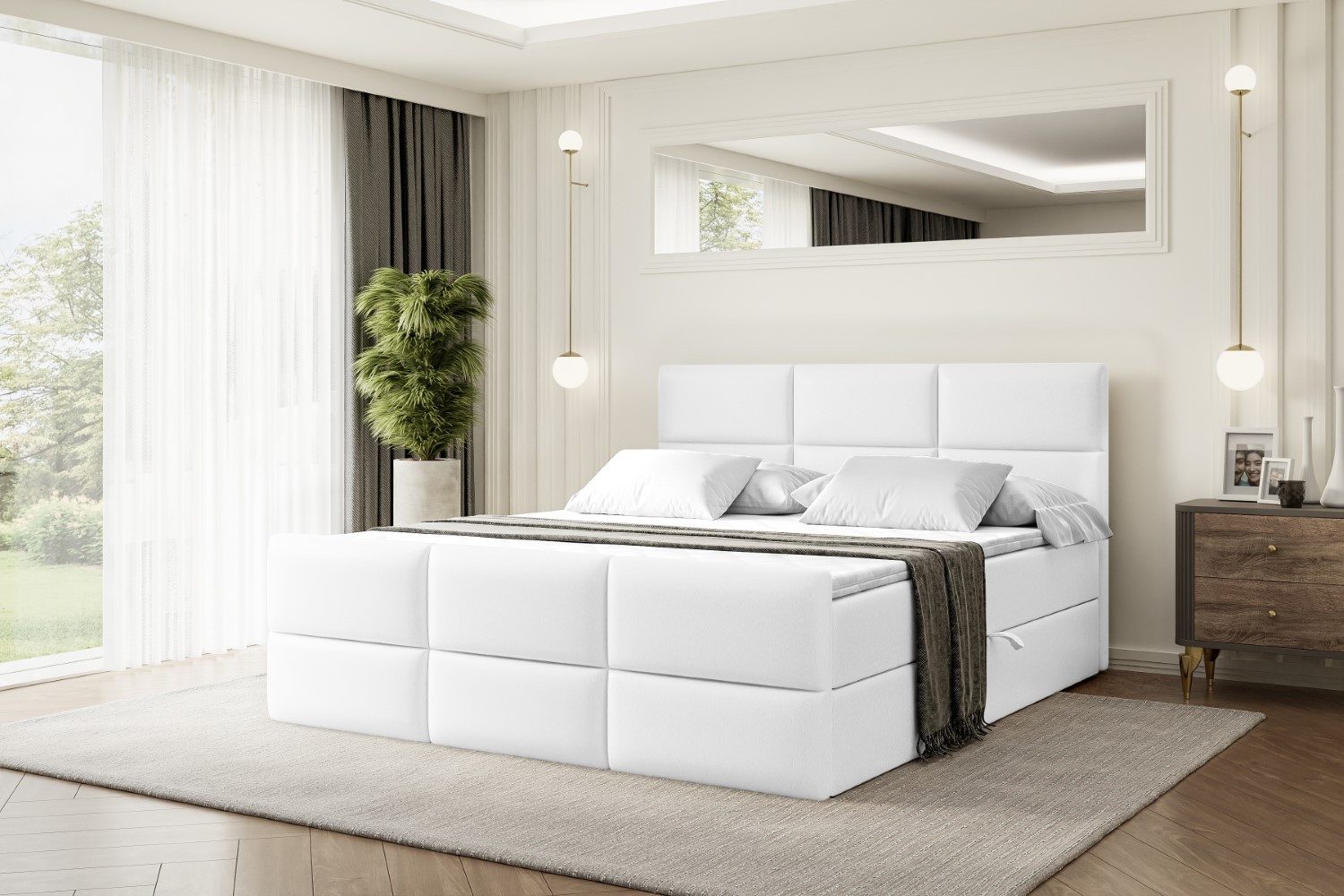 ALTDECOR Boxbett OHIO-Z (Multipocket-Matratze H4, H3 Matratze Bonellfederun günstig online kaufen